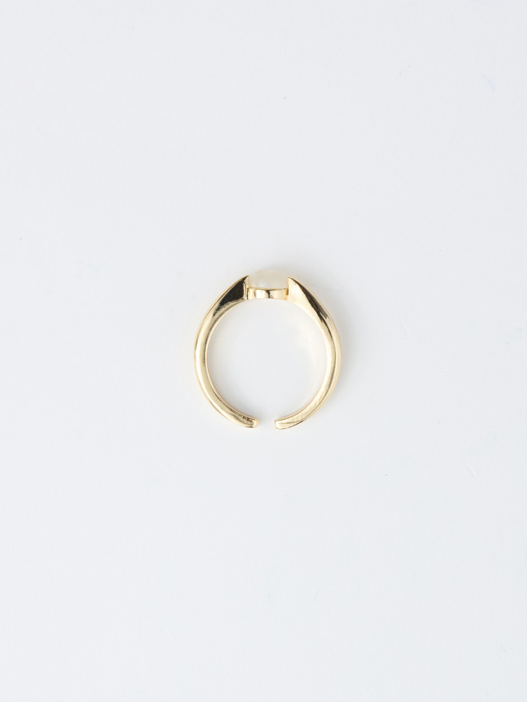 簡約白月光戒指