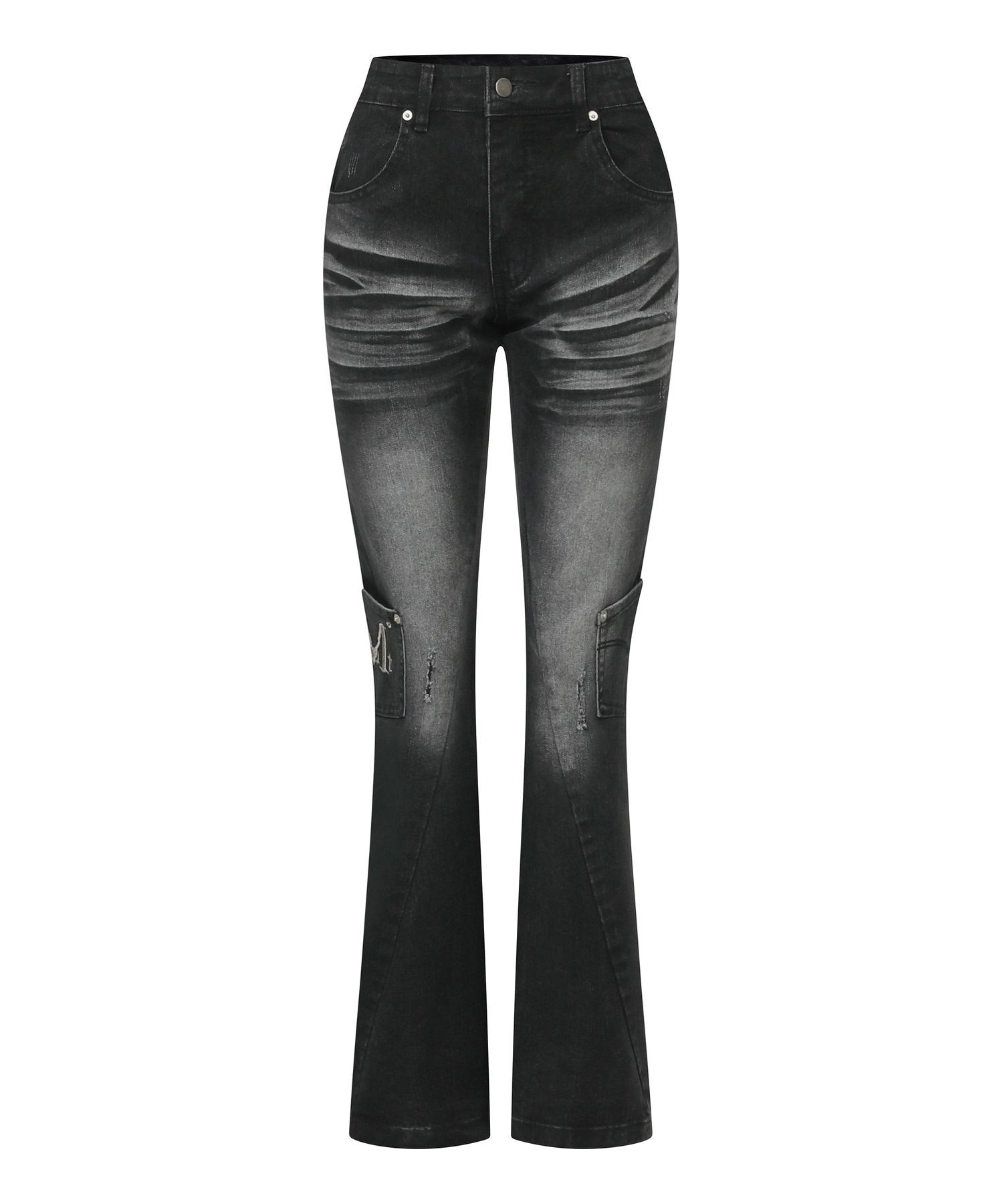 MUCENT 水洗靴型工裝牛仔褲 P0000BNC