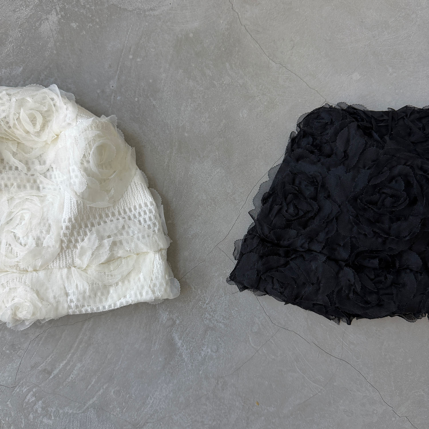 A4035 蕾絲小花帽 / 2colors