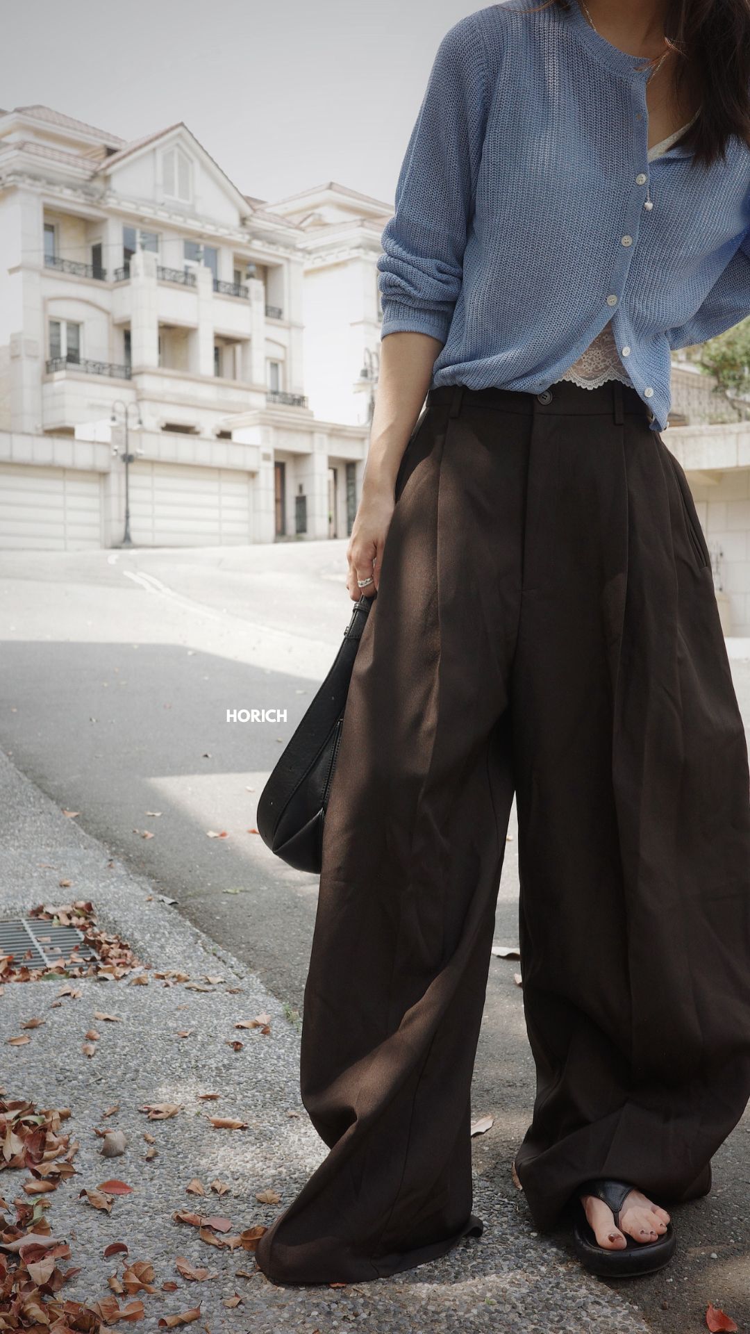 𝗔𝗽𝗿.𝟬𝟴/99051-鬆緊打褶中線西裝褲(2色)/咖