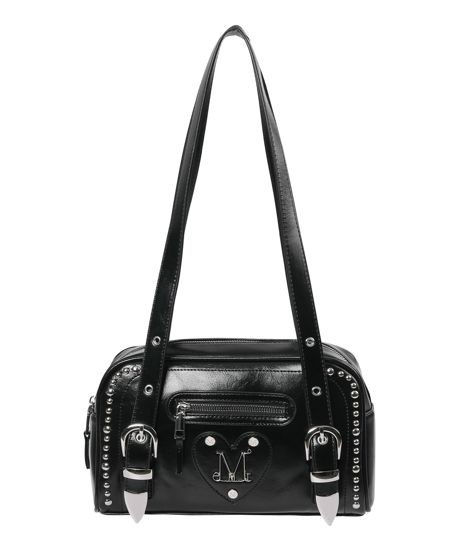 MUCENT 金屬Logo釘飾肩背包 P0000BMK