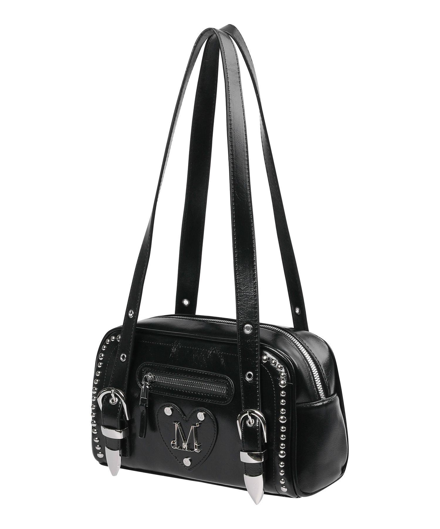 MUCENT 金屬Logo釘飾肩背包 P0000BMK