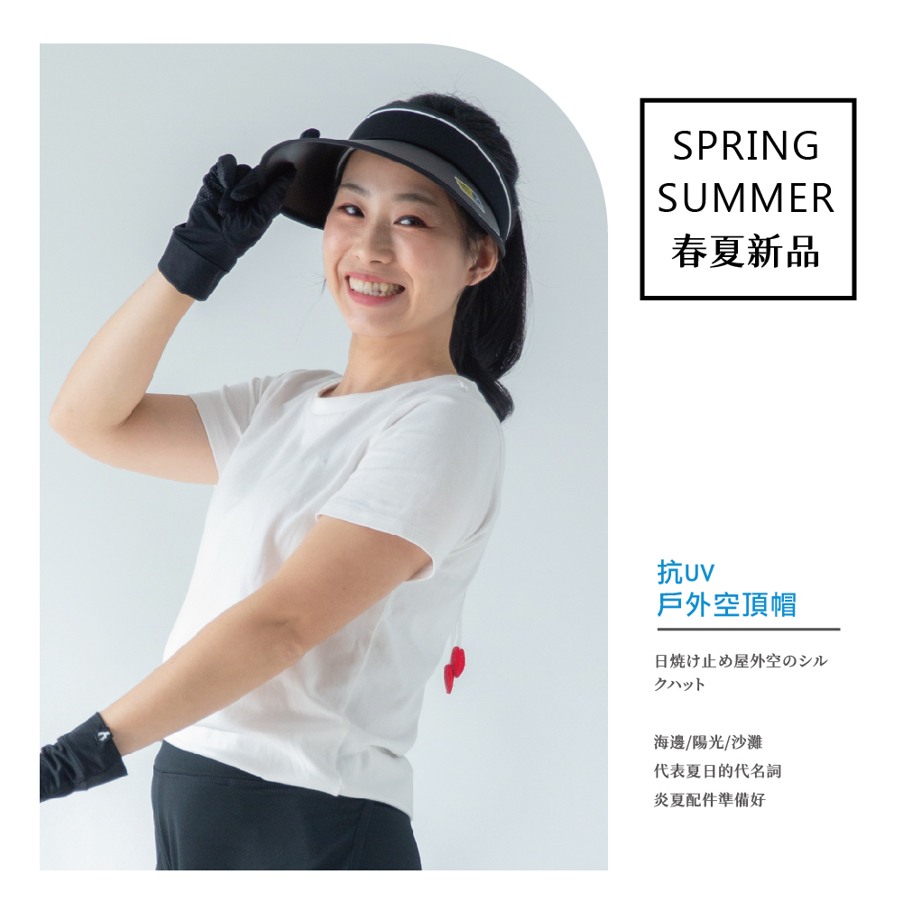 【肌涼】【Outdoor/戶外專業系列】抗UV戶外空頂帽丨7GH0122