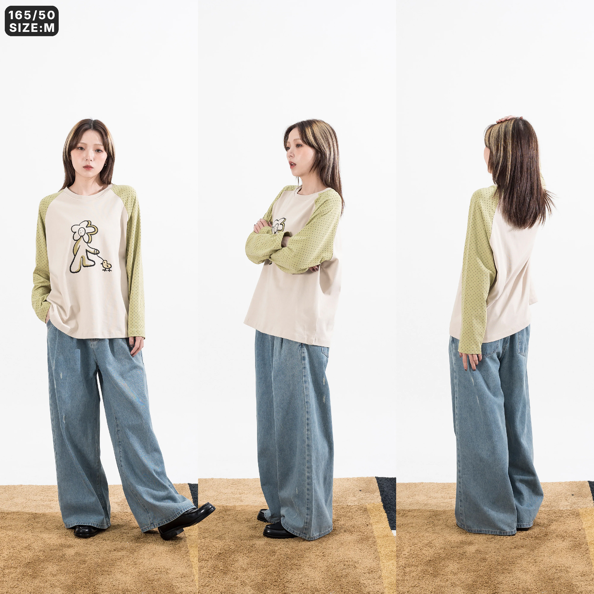 AGILITY MIAO Distressed Denim Jeans 水洗刷破 牛仔長褲 [M-D8]