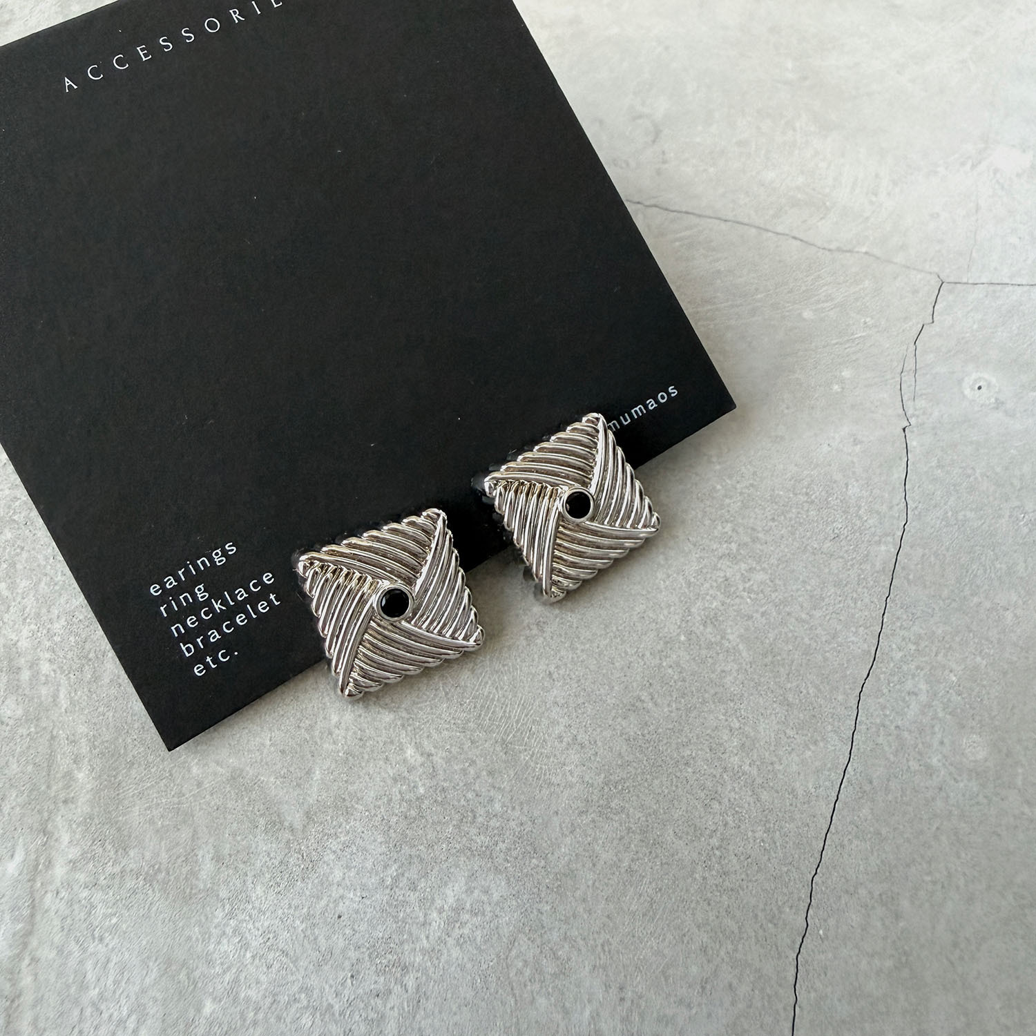 A4032 未來方形耳飾