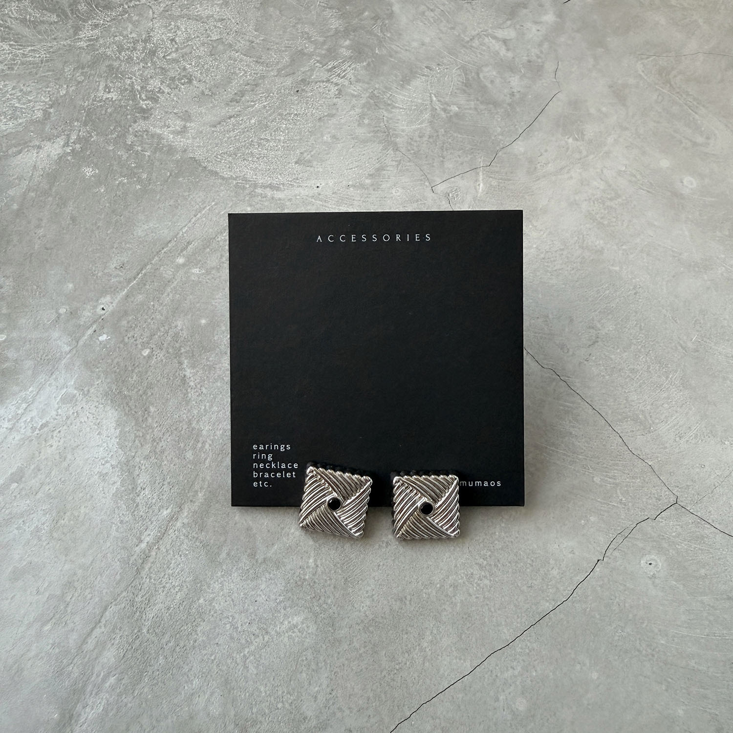 A4032 未來方形耳飾