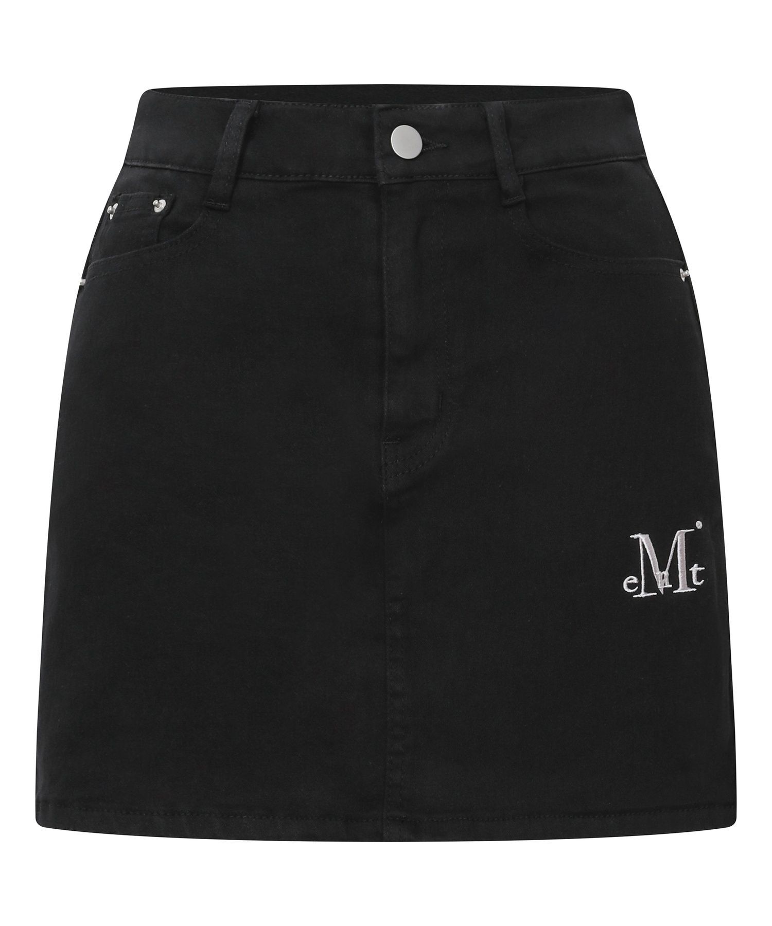 MUCENT 皮革雙交叉迷你裙 P0000BGA