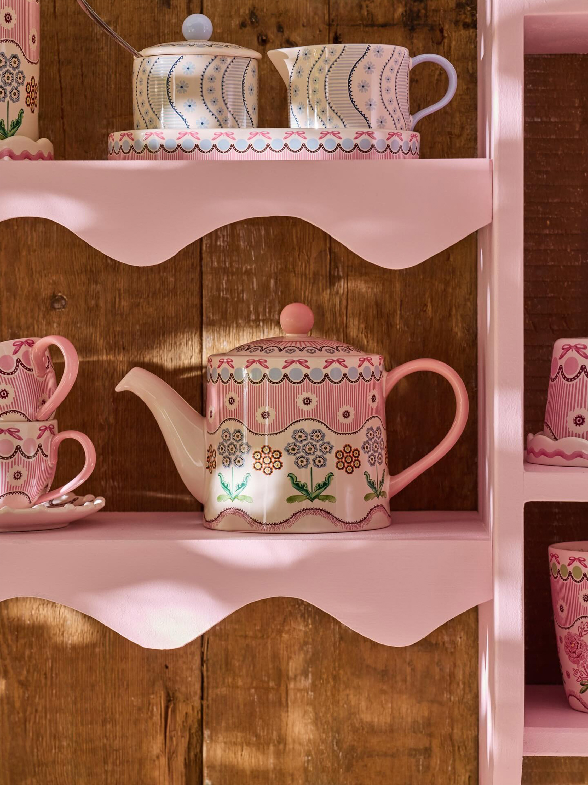 Spitalfields Silk 茶壺1L|Cath Kidston台灣官方網站