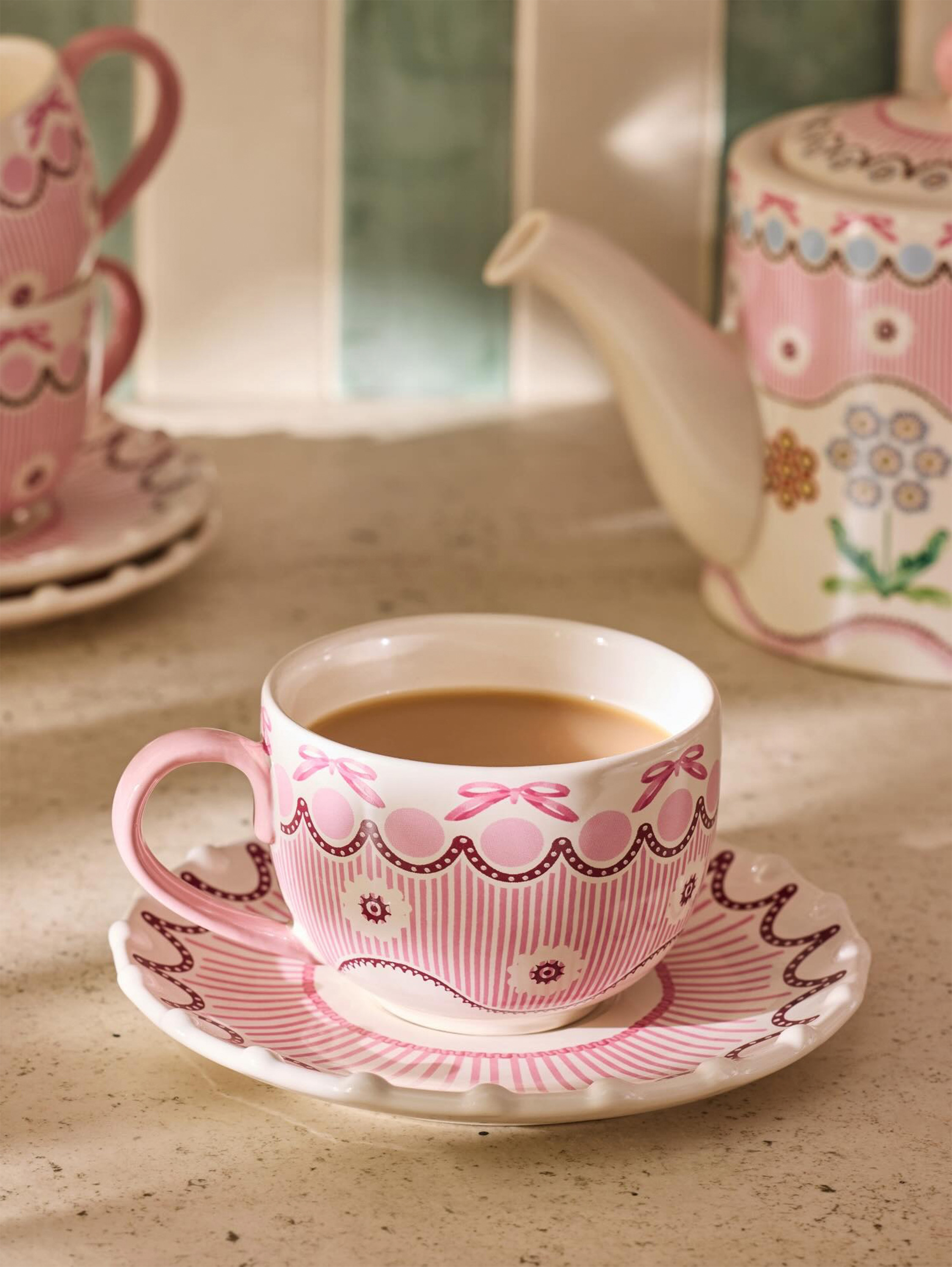 Spitalfields Silk 英式午茶杯盤組(單入)