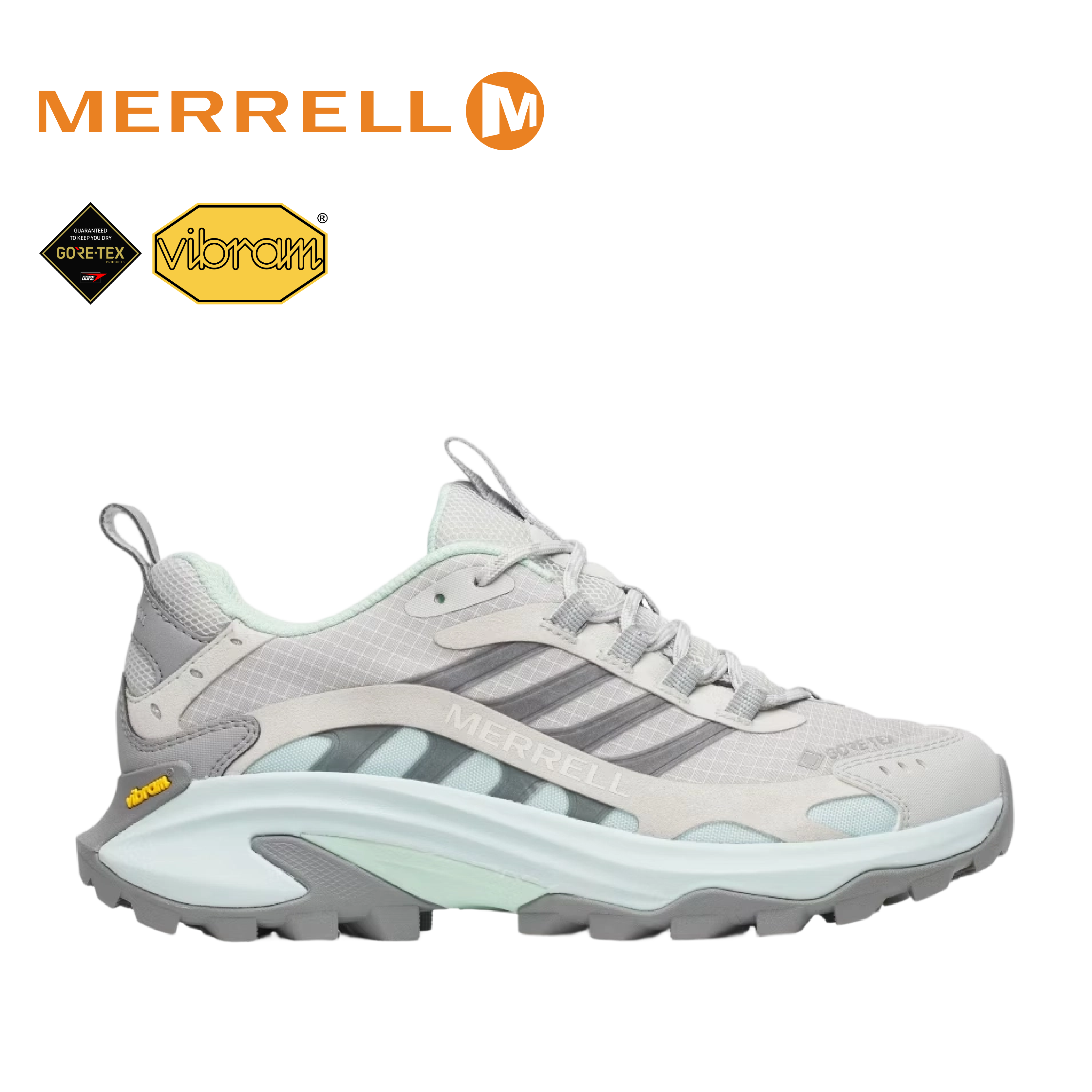 MERRELL 美國 MOAB SPEED 2 GTX 女款 (淺灰色) 33ML004916