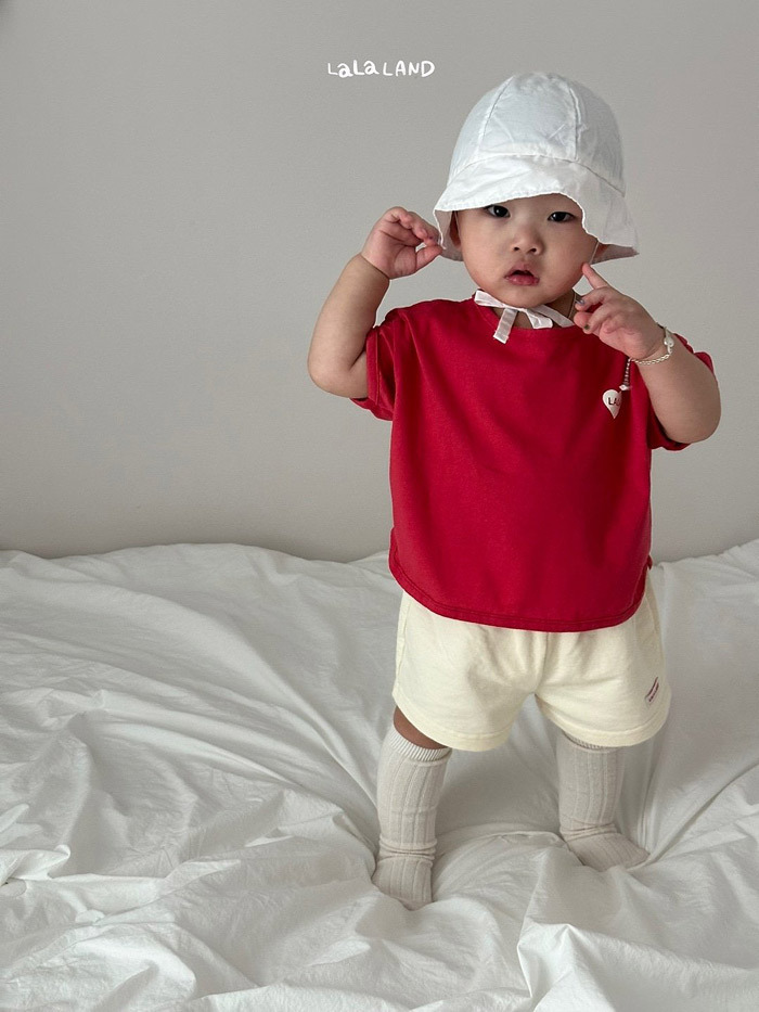 正韓夏lalaland 嫩嬰四色小標短褲