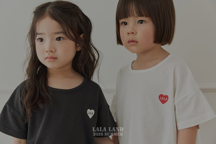 正韓夏lalaland 嫩嬰小童四色愛心上衣