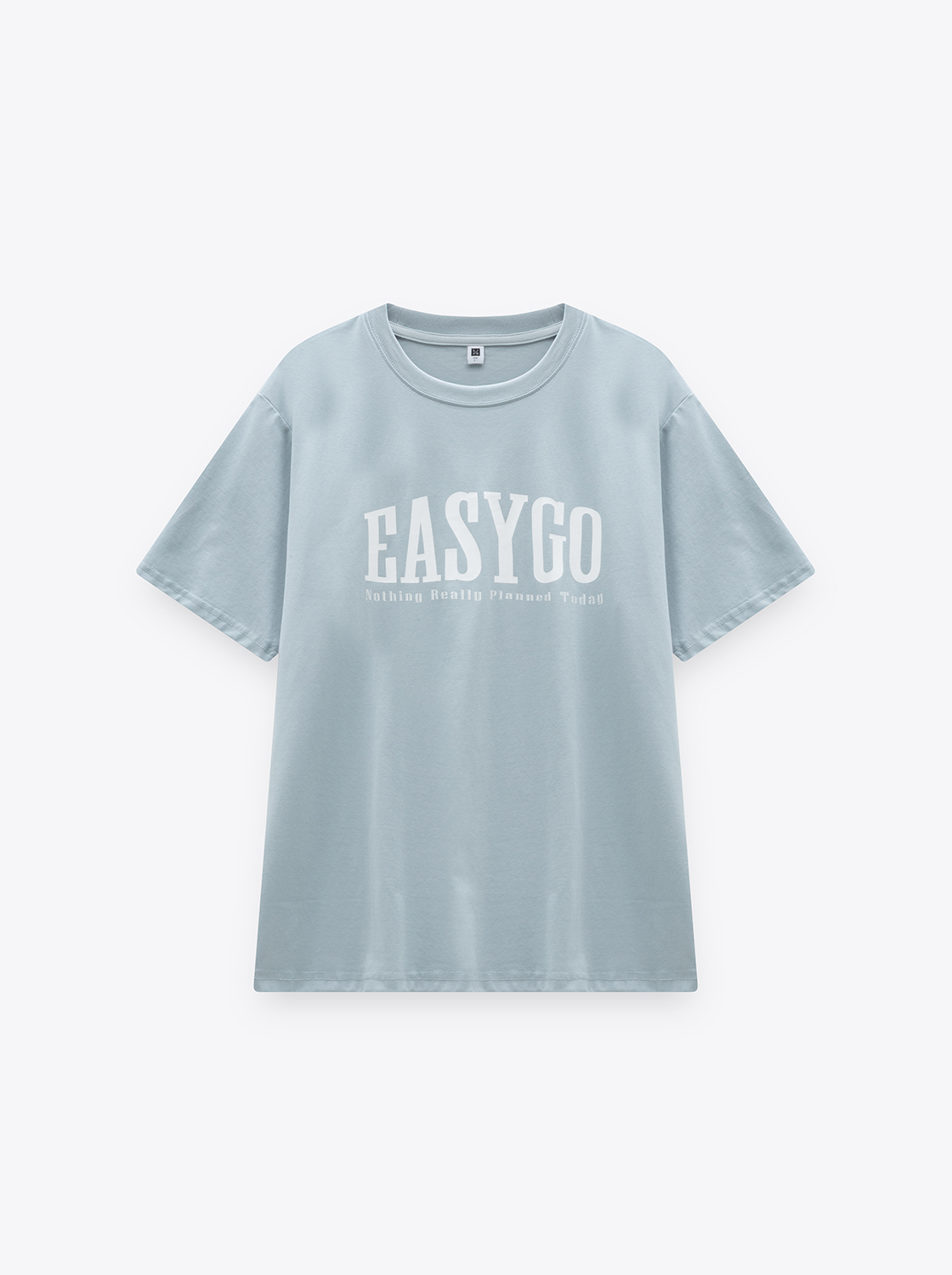 休閒日常字母印花TEE