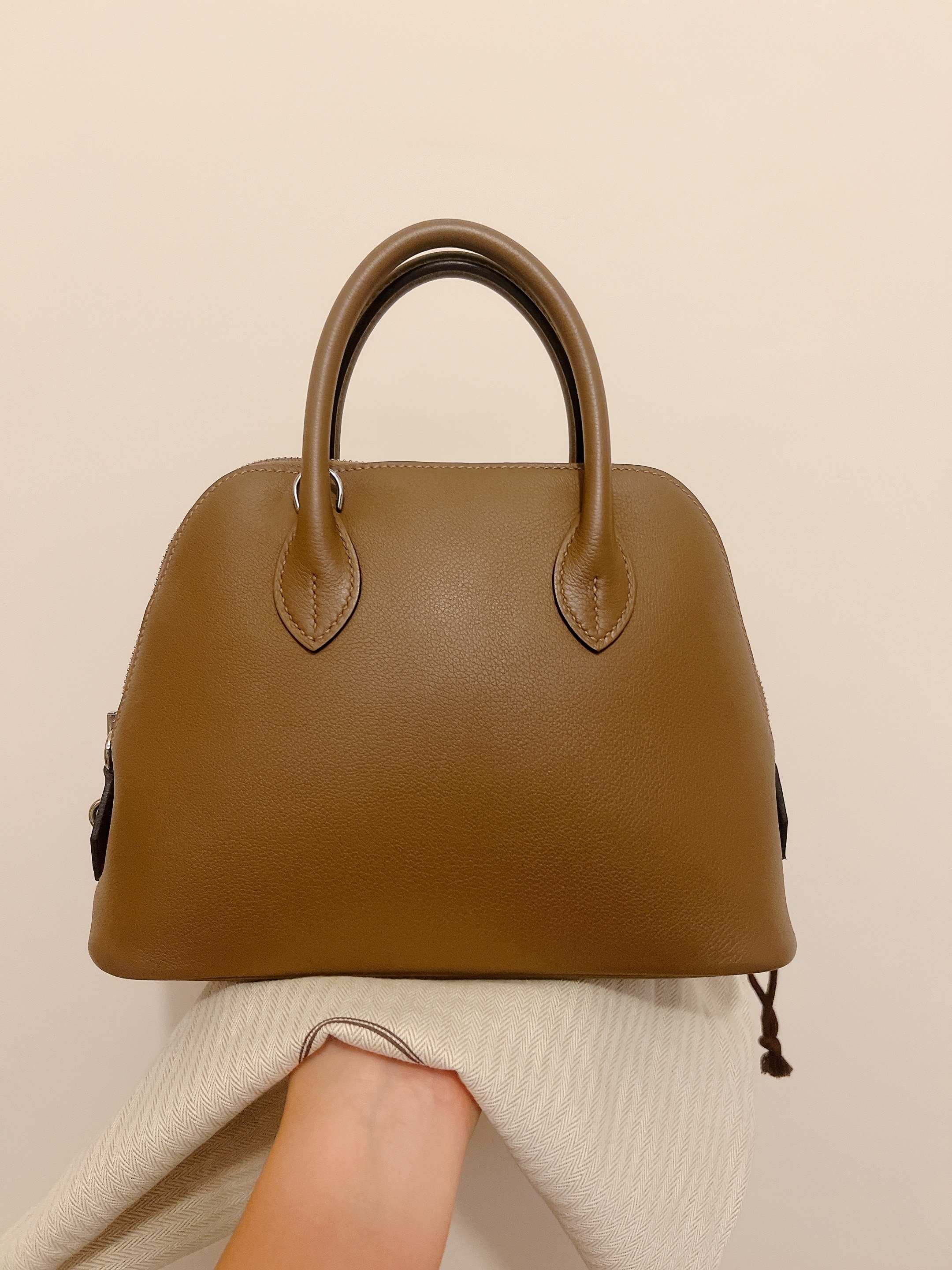 Hermes bolide 25 (stamp Z/ beige de weimar)