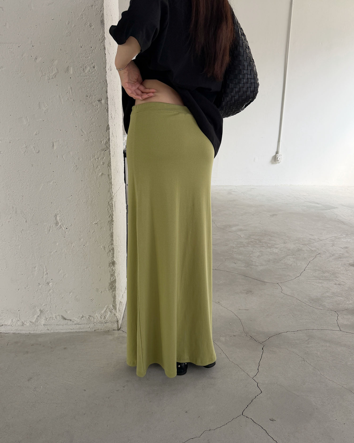 B4019 孕媽咪也行的半身裙 / 酪梨