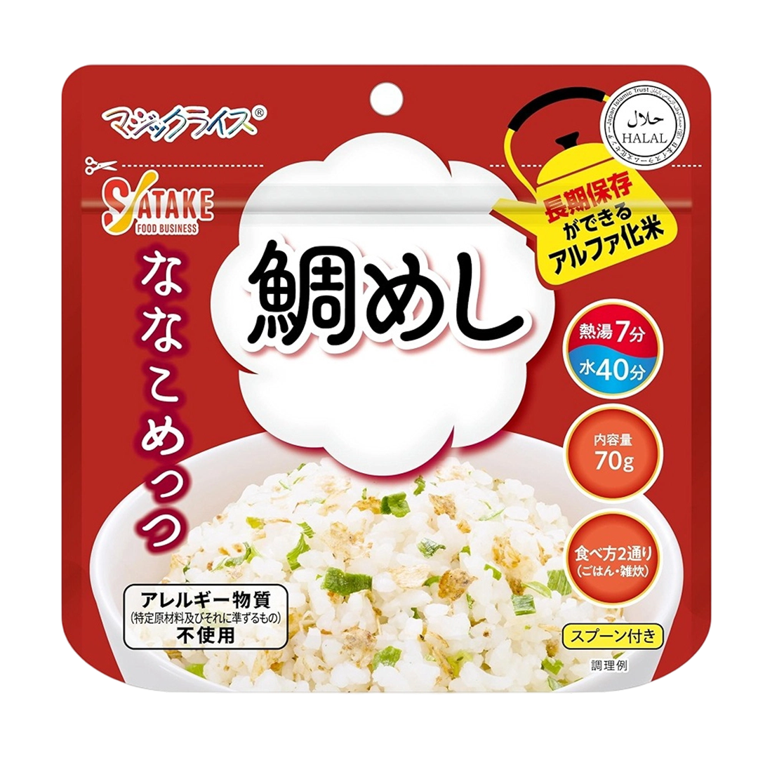 SATAKE 日本佐竹 鯛魚飯 70G 59STK0117