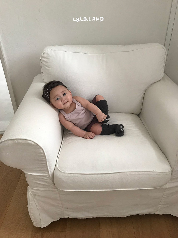 正韓夏lalaland 嫩嬰點點髮帶