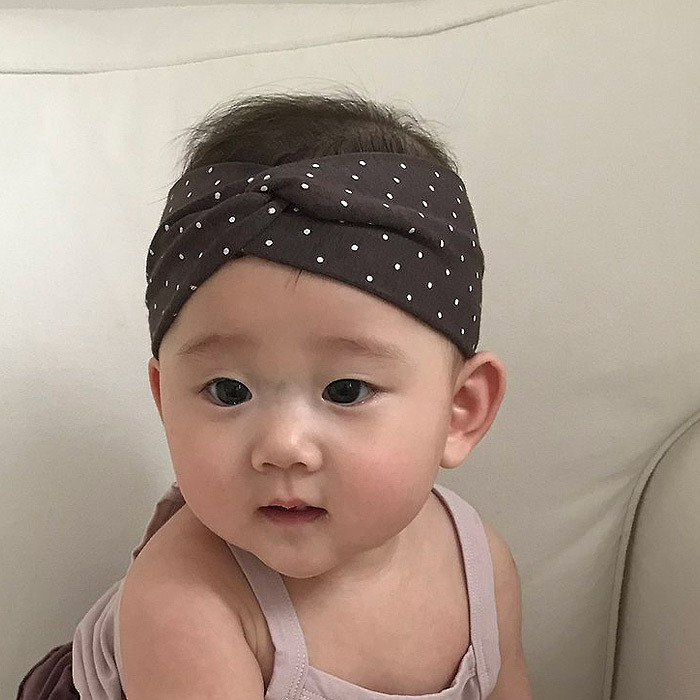 正韓夏lalaland 嫩嬰點點髮帶