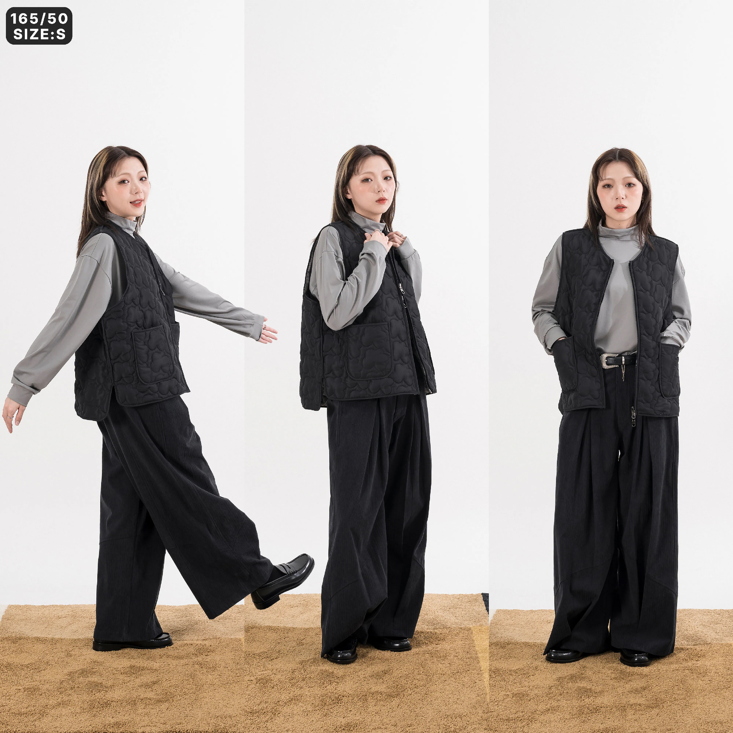 AGILITY MIAO Flowers Reversible Vest 雙面穿 小花 鋪棉背心 [M-V8]