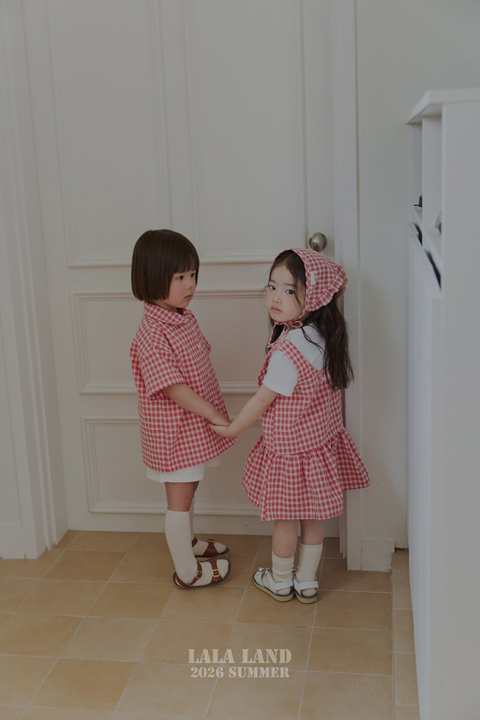 正韓夏lalaland 野餐風綁帶頭巾