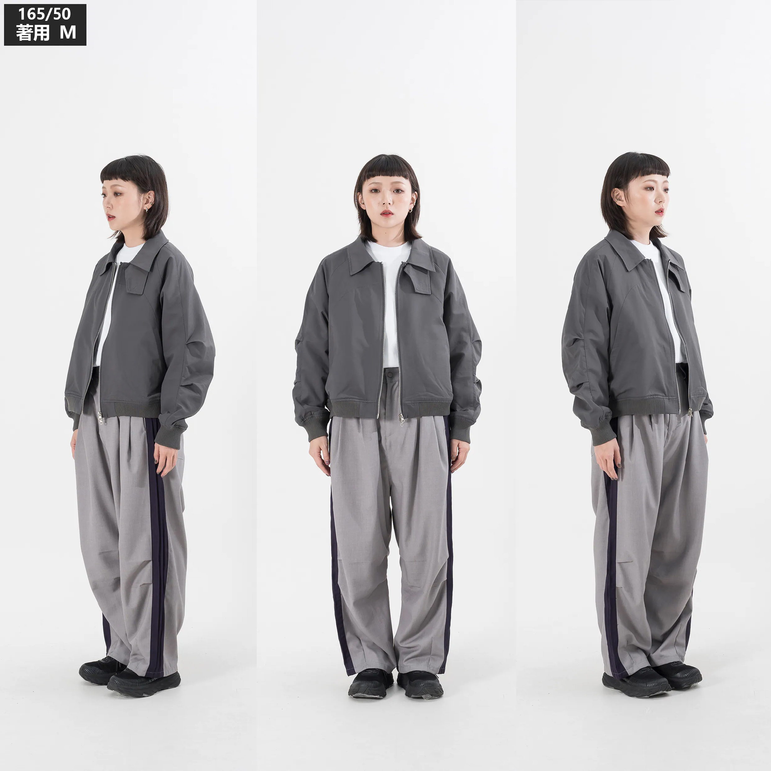 AGILITY MIAO Splice Straight Suit Pants 女裝 拼接 出芽 西裝長褲 [I-06]