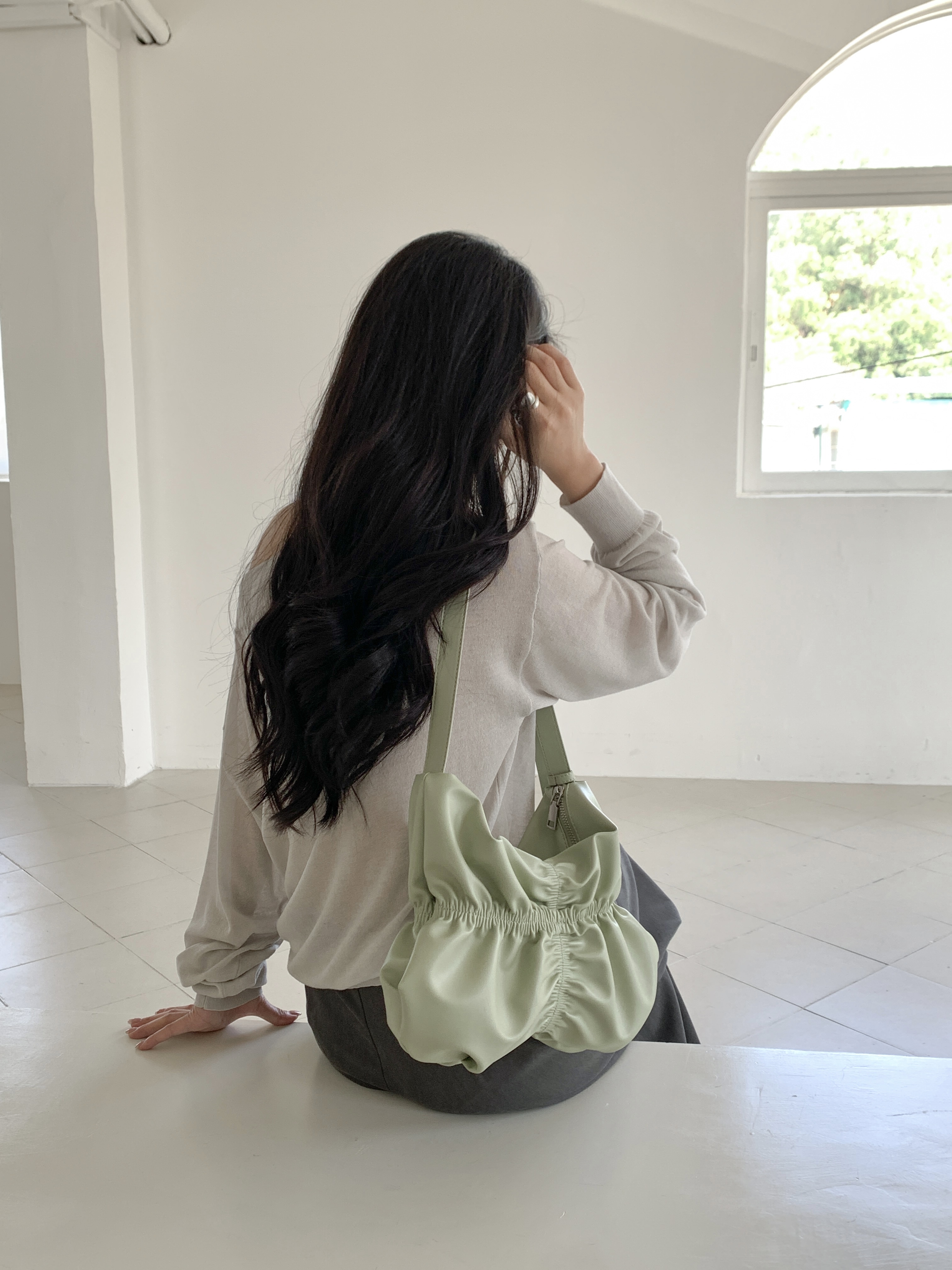 Me.gusta｜Cloud Ruffle 雲朵皺皺肩背包 ☁️