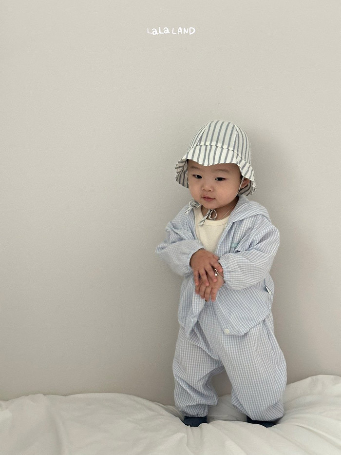 正韓夏lalaland 嫩嬰薄搭連帽小外套