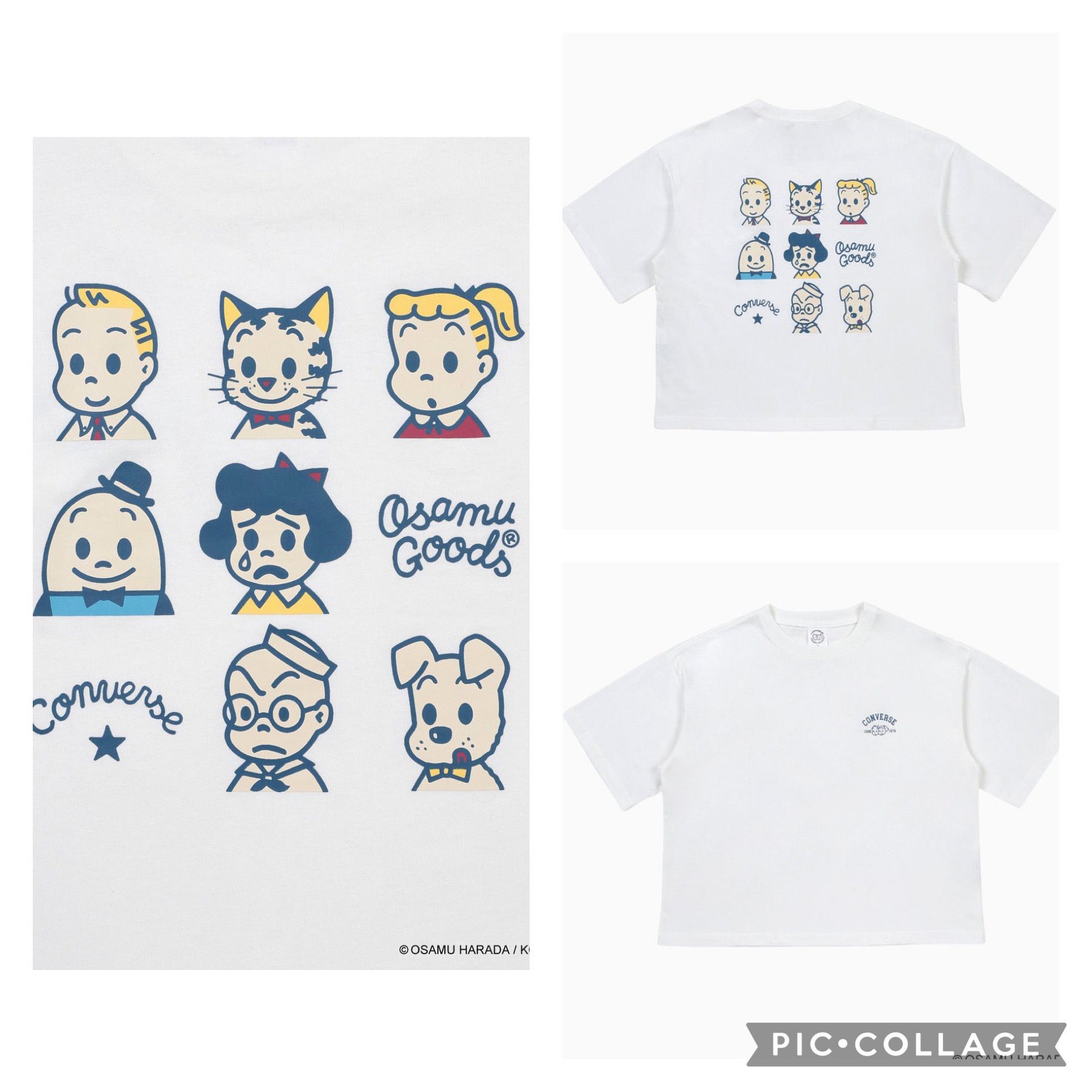 日本限定 Converse x osamu goods T恤