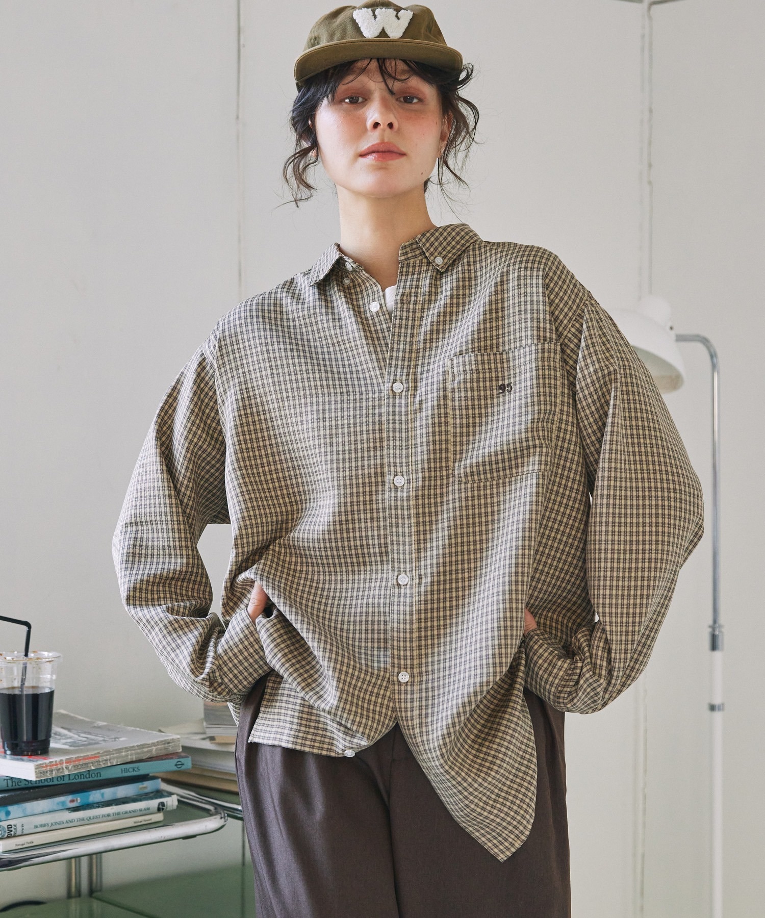 #預購 日本限定 MONO-MART Oversize 多花色 領扣襯衫 九色