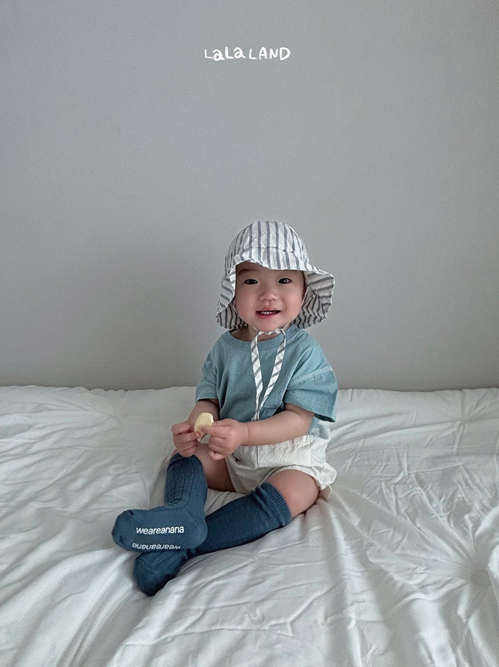 正韓夏lalaland 嫩嬰雙口袋鬆緊短褲