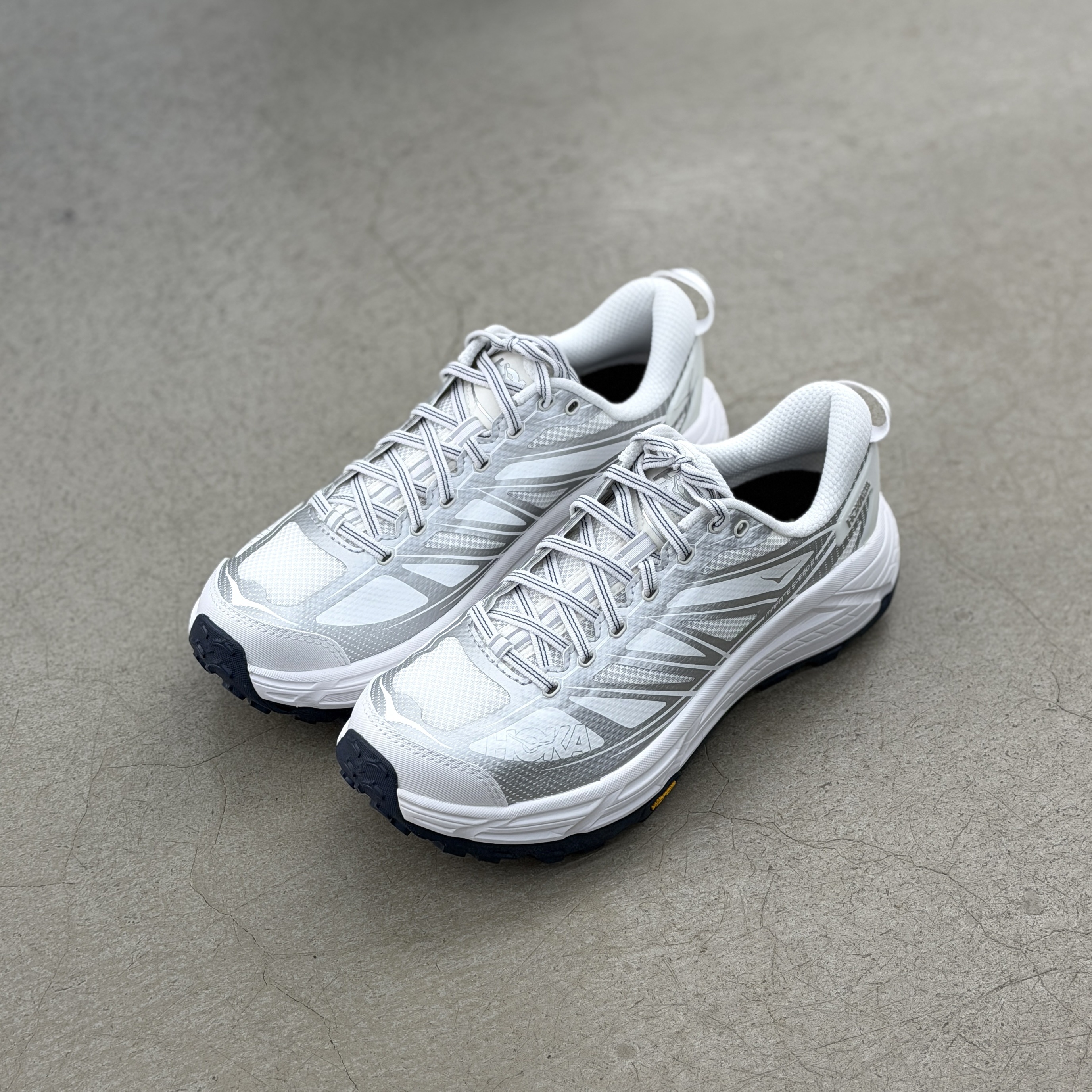 Hoka One One Mafate Speed 2 White Silver | 1126851-WSLV