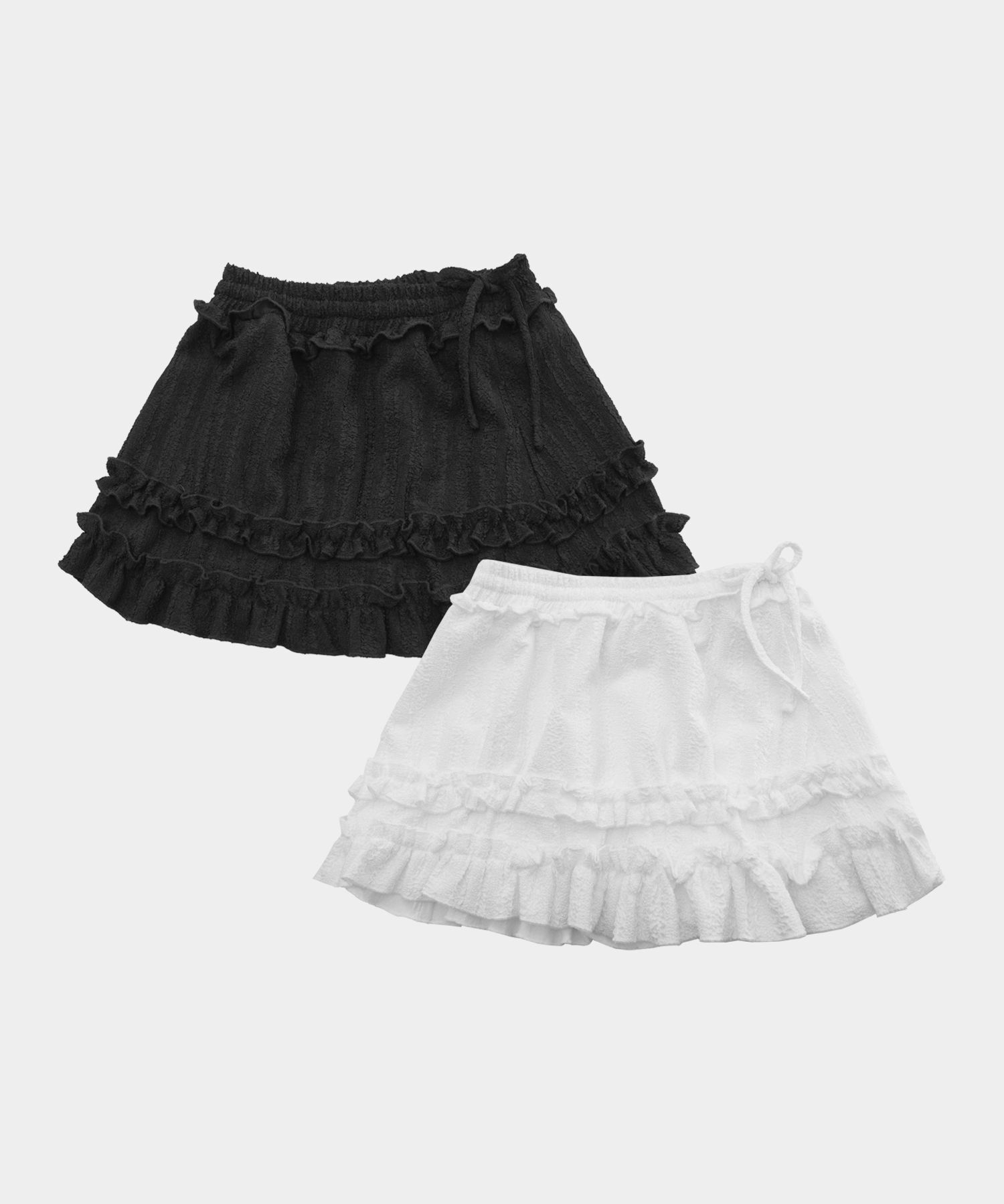 PLACE STUDIO 蕾絲荷葉邊層次迷你澎裙 26S7771386