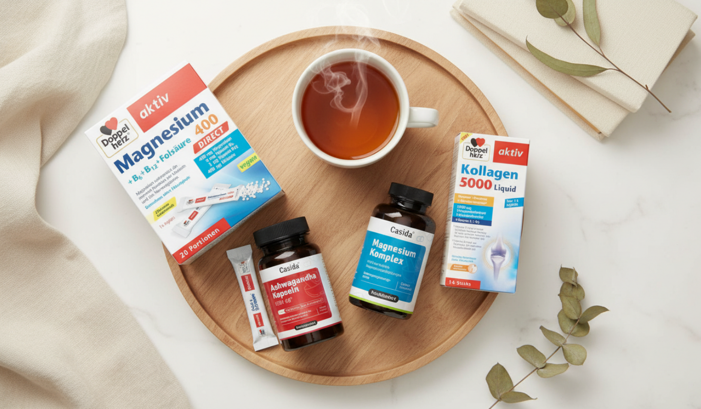 德國藥房家庭日常選物:木托盤、茶杯、保健品