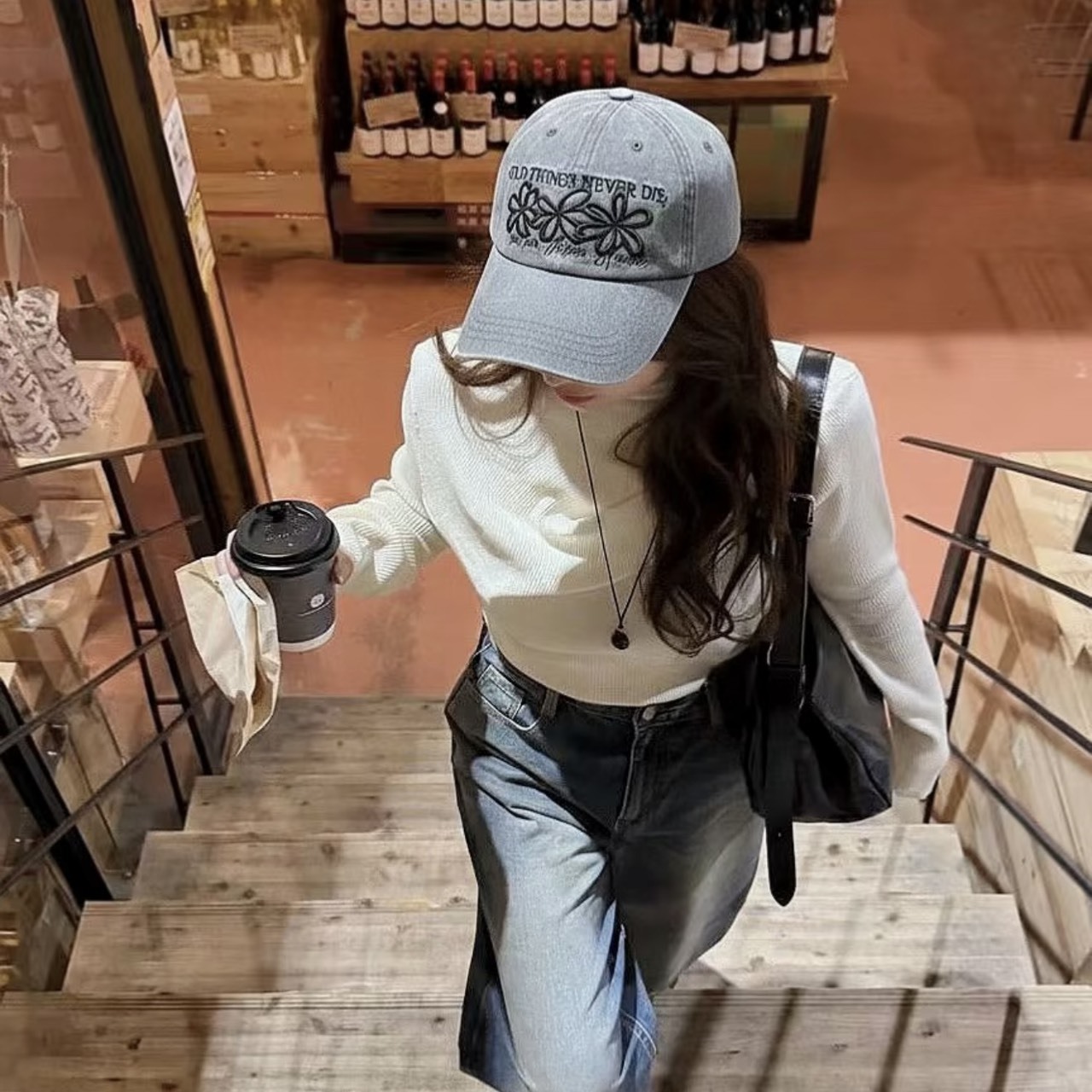 【韓國連線】ONGO ONE, TWO, PIGMENT CAP 三朵小花帽 2色 ONGPCP