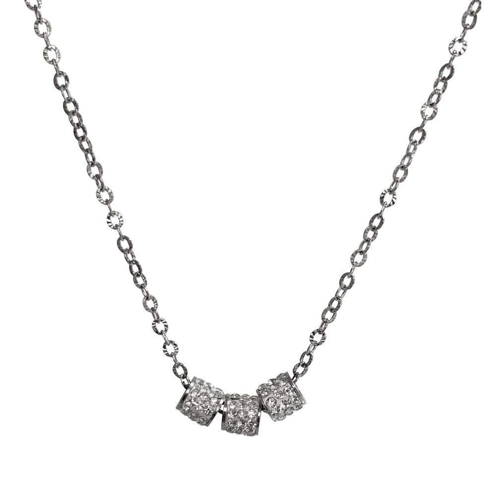 韓國限定🇰🇷 OFUSE 3 ball cubic choker 三球 方體 鎖骨鏈 鎖骨鍊 項鍊 項鏈 不鏽鋼材質 / 預購