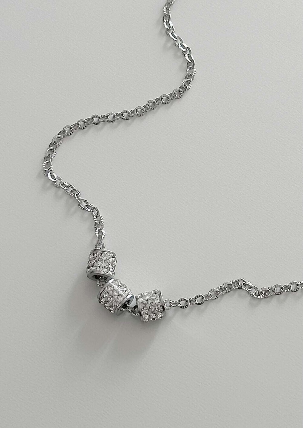 韓國限定🇰🇷 OFUSE 3 ball cubic choker 三球 方體 鎖骨鏈 鎖骨鍊 項鍊 項鏈 不鏽鋼材質 / 預購