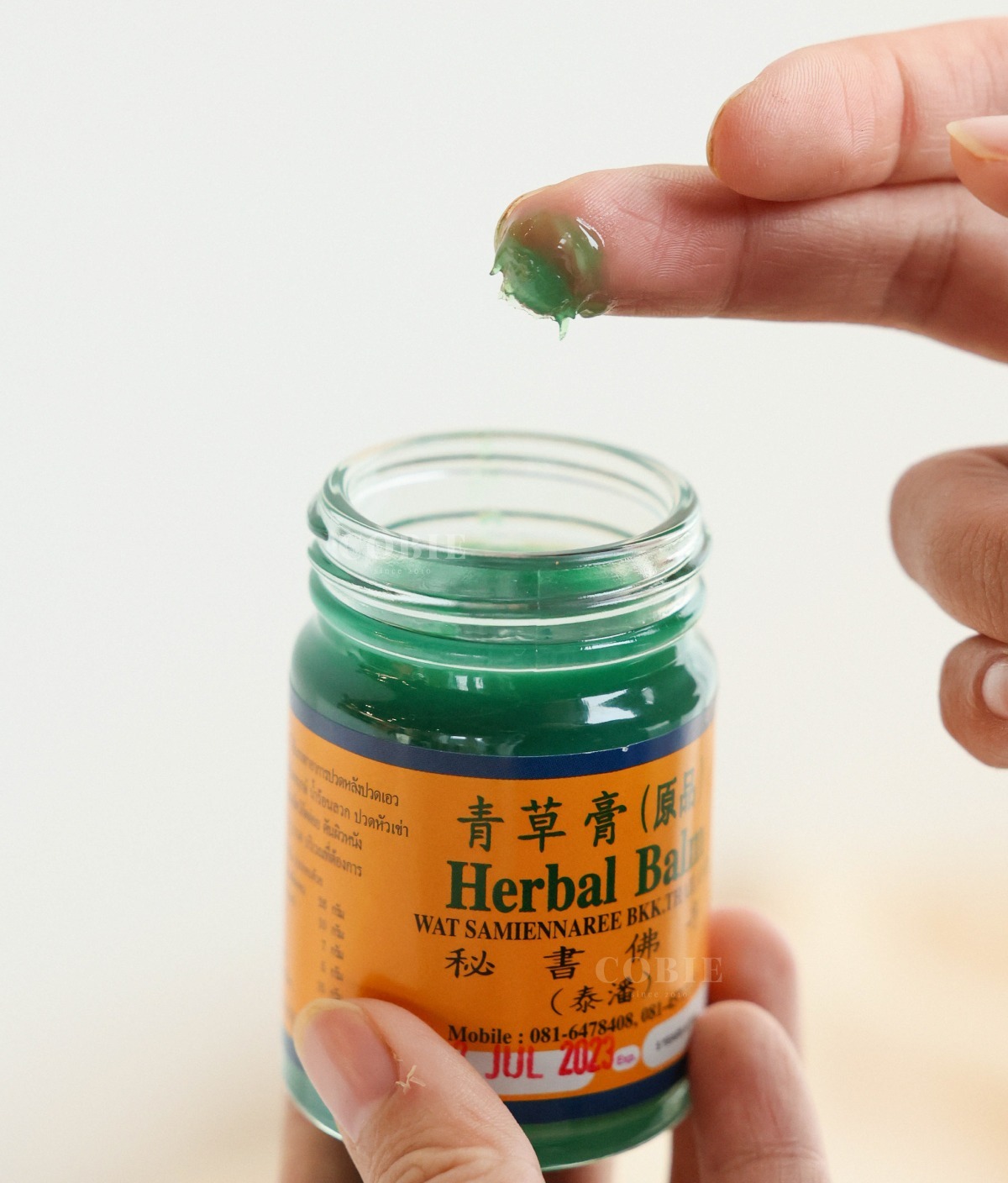 泰國【秘書佛寺】泰潘青草藥膏50g