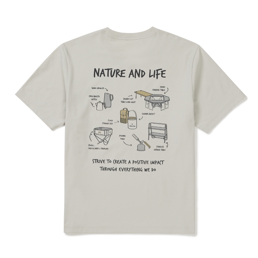 Snow Peak 快乾圖案短袖 T恤 S26MUT-TS10