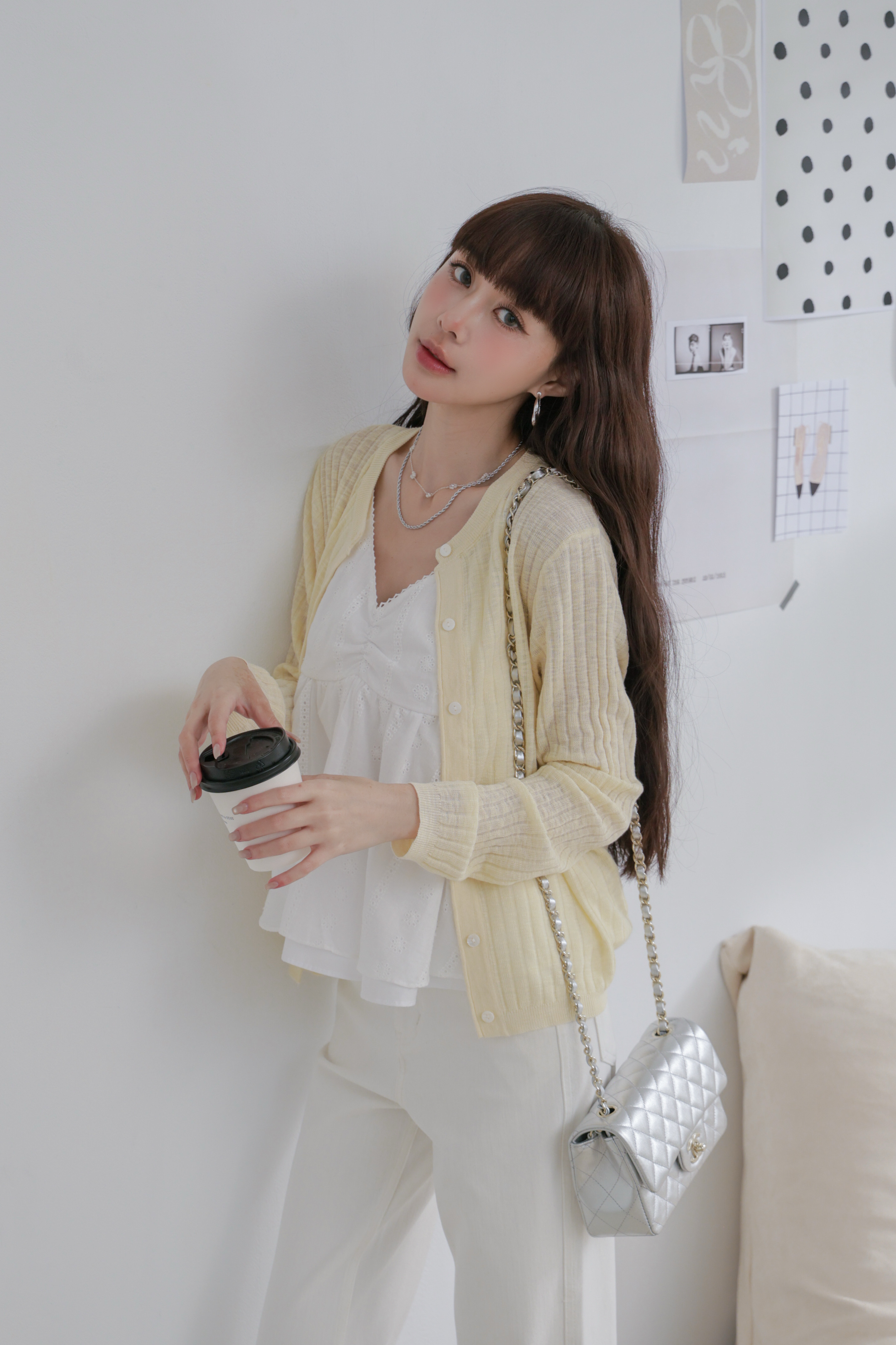 總監部長包色慵懶坑條針織外套 P19