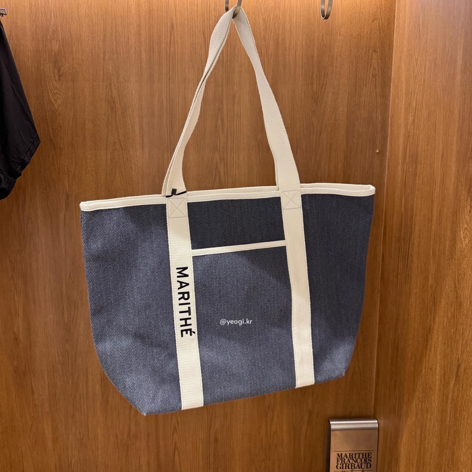 MARITHE FRANCOIS GIRBAUD (MFG)｜REGULAR LOGO BIG COTTON BAG [3 colors]