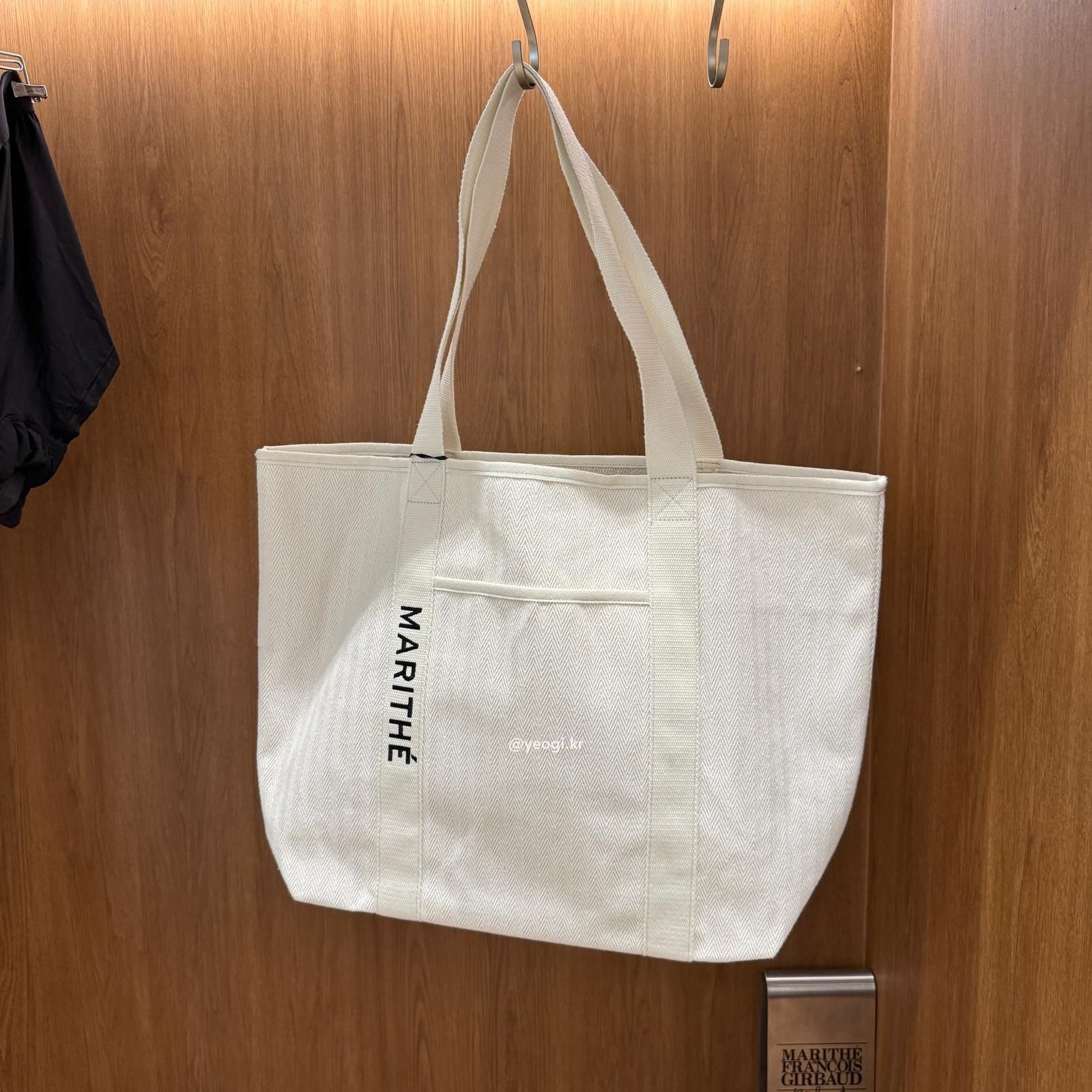 MARITHE FRANCOIS GIRBAUD (MFG)｜REGULAR LOGO BIG COTTON BAG [3 colors]