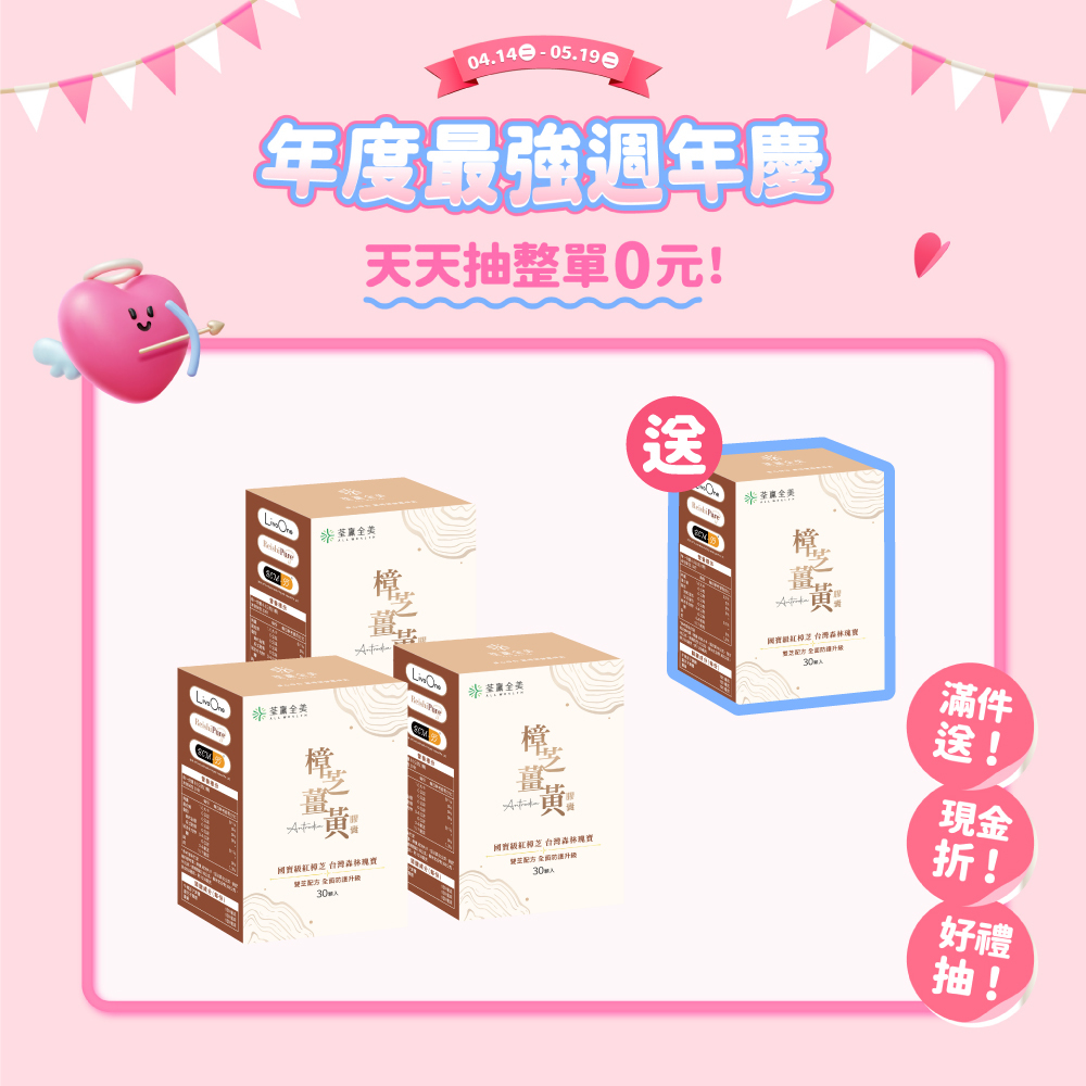 【買3送1】樟芝薑黃膠囊