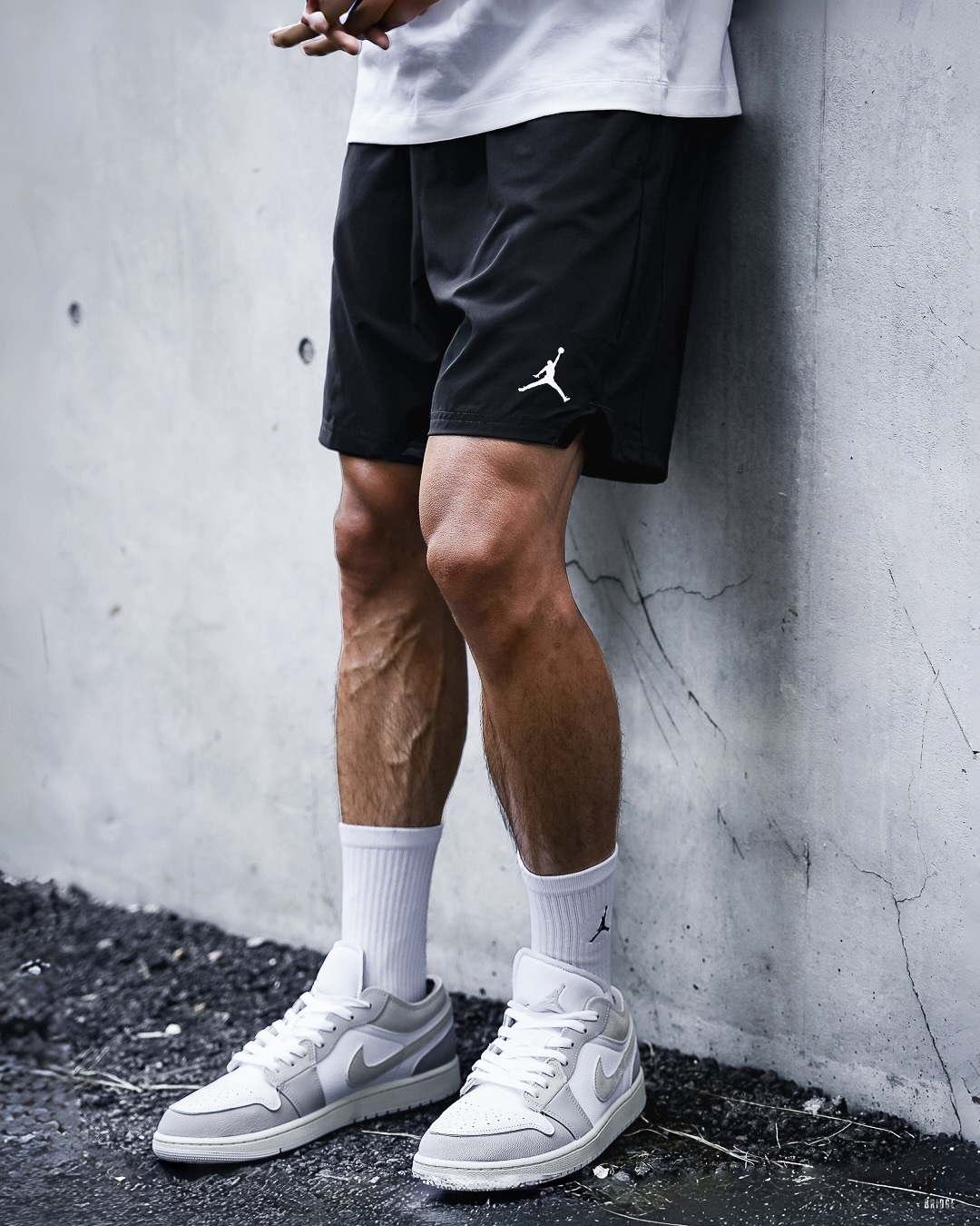 『 等3年了才補貨 還限量接單！』Jordan 膝上短褲 黑