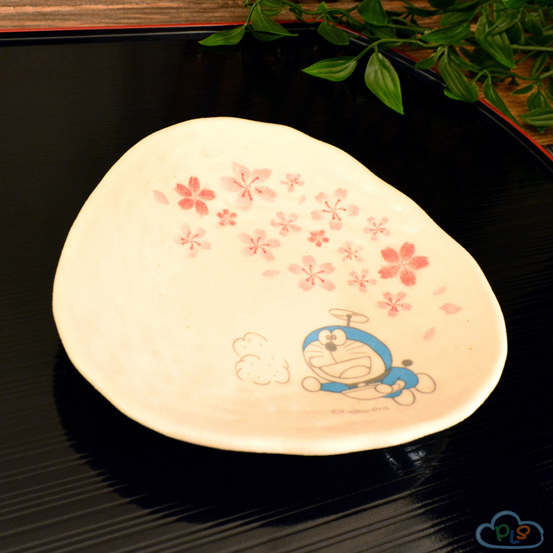 現貨 飯糰盤美濃燒 櫻花系列 多啦A夢 未來百貨限定 櫻花 #40168-1