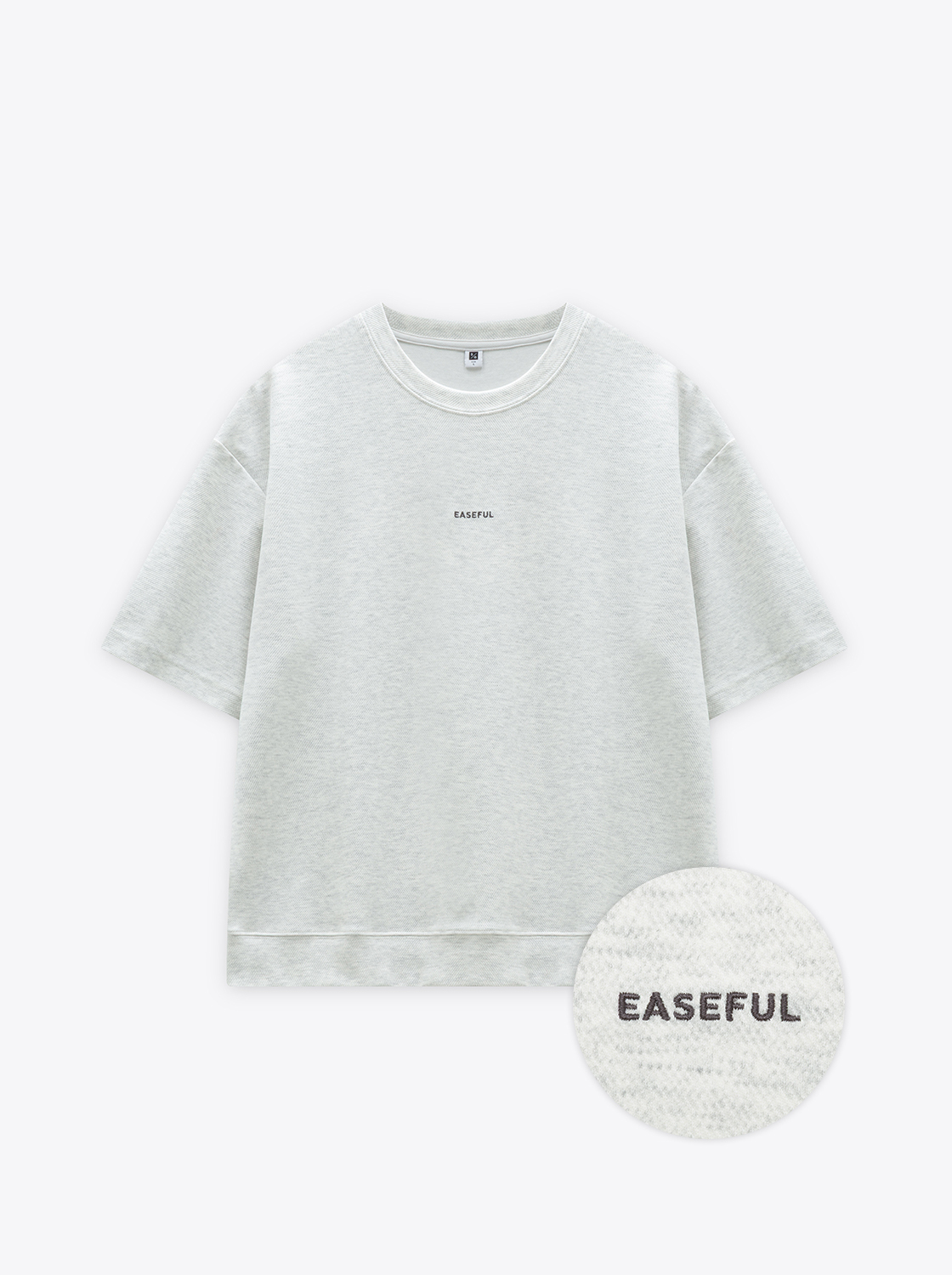 【期間限定】高質感斜紋紋理寬版上衣