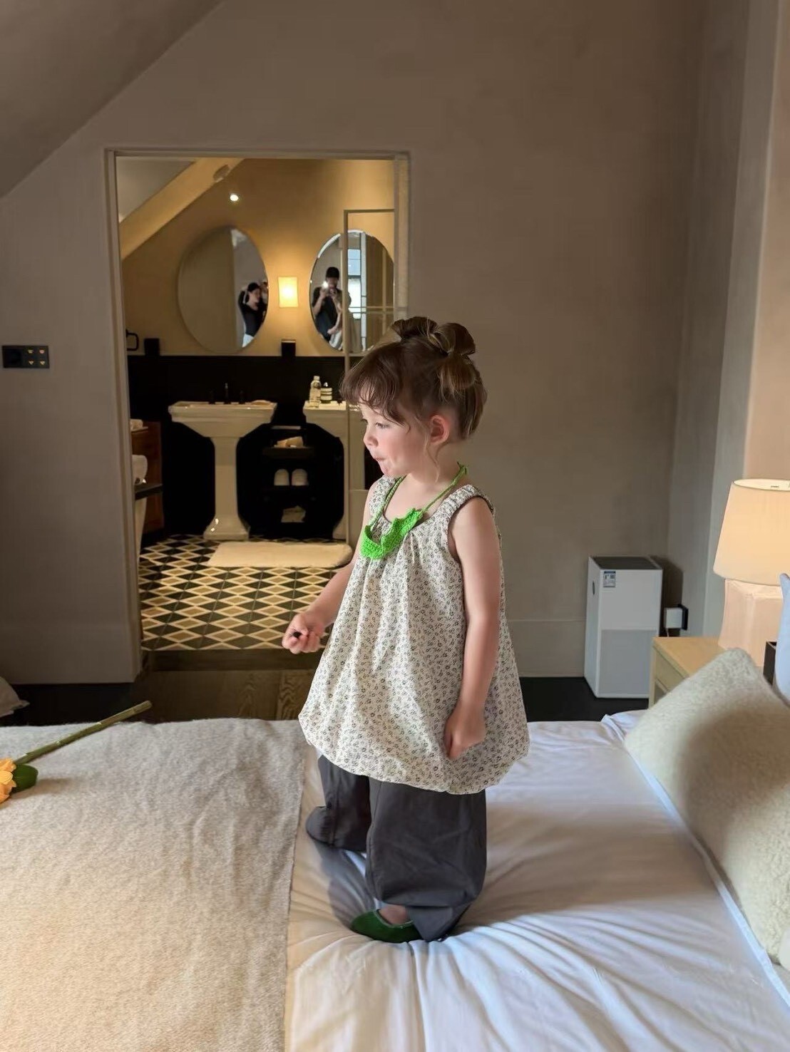 軟萌小碎花吊帶裙