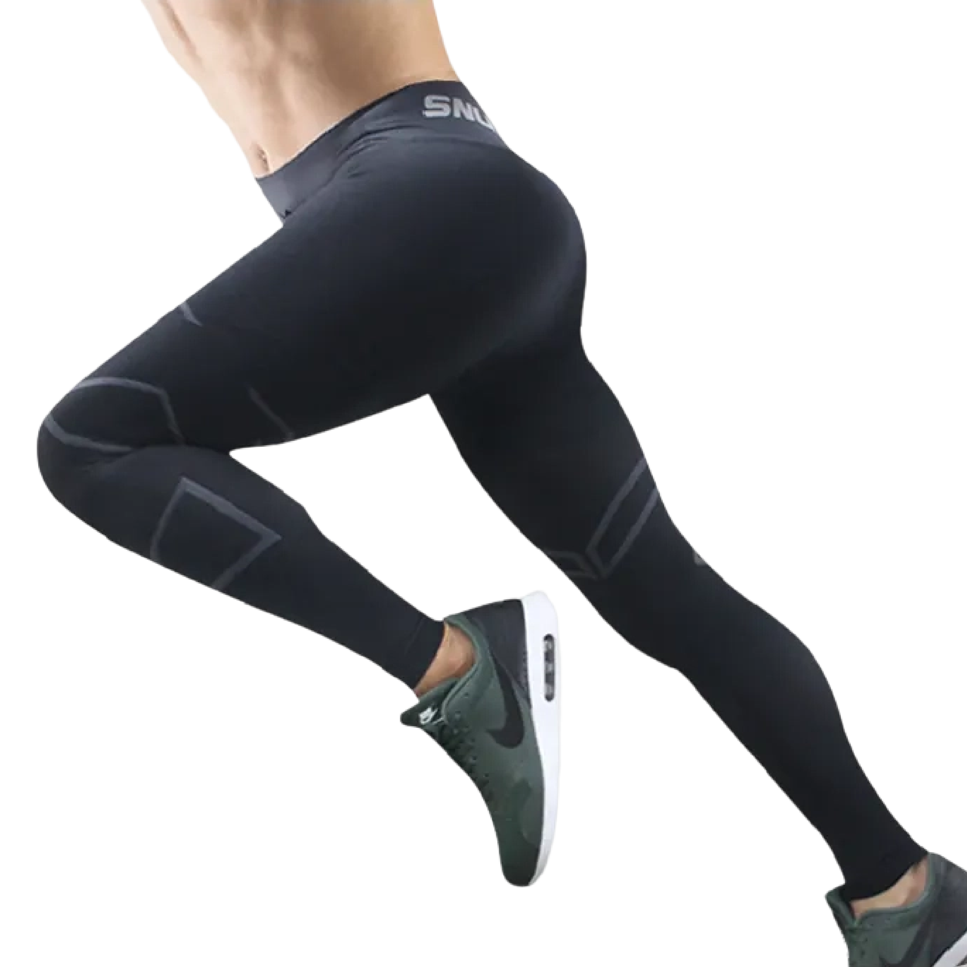 sNug 台灣 全壓式強肌力壓縮褲(二代) 男款 (黑色) 21SNC0503