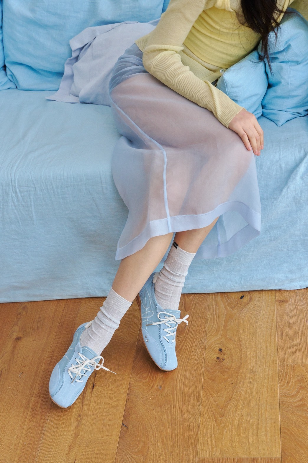 【韓國連線】KHIHO SKIA SHIRRING  SNEAKERS 休閒鞋 6色 KLSS