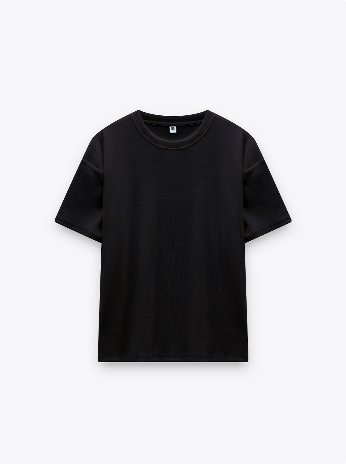 簡約親膚棉質肌理感圓領上衣