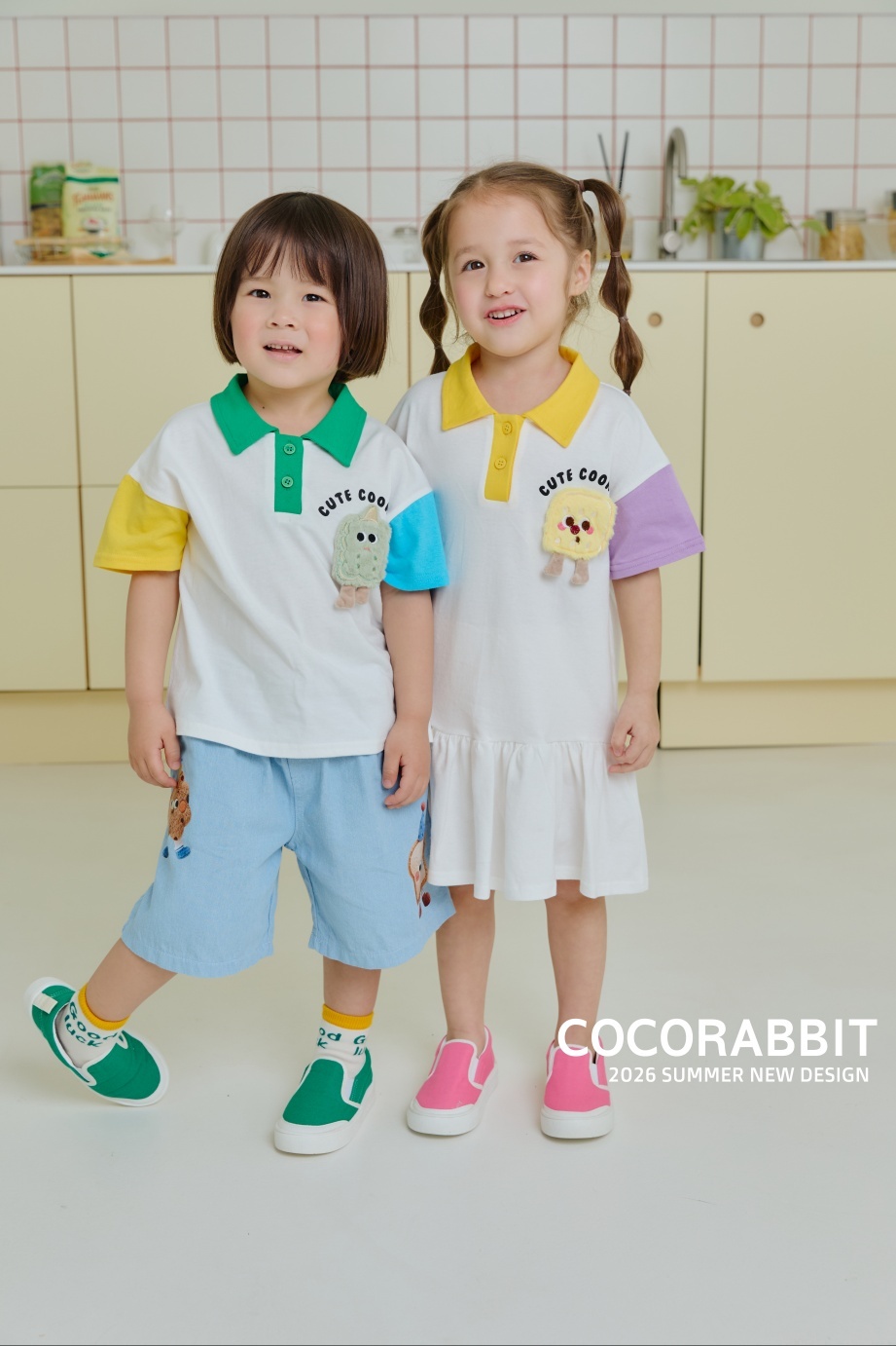 正韓夏Cocorabbit  吐司餅乾短褲